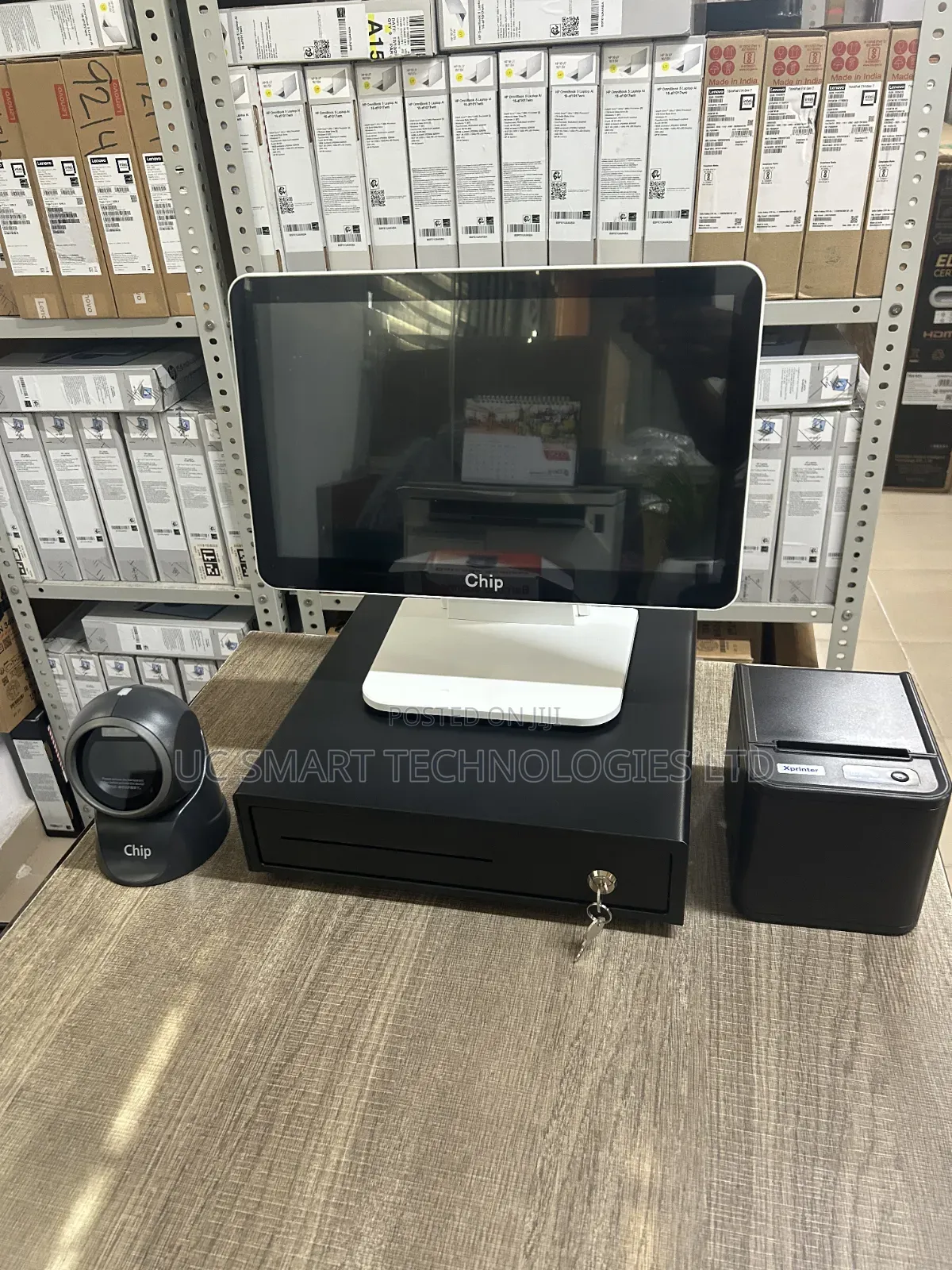 Chips Pos System T2 Double Screen Intel Core I5 256gb 8gb Touch (Set)