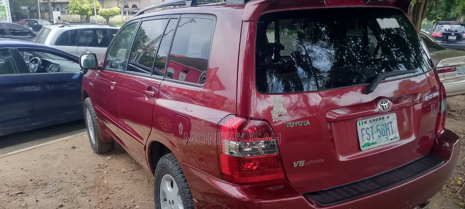 Toyota Highlander 2005 Red