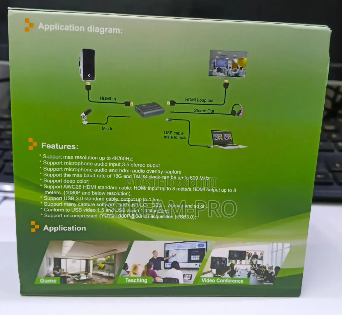 4k60hz Hdmi Video Capture Card With Audio
