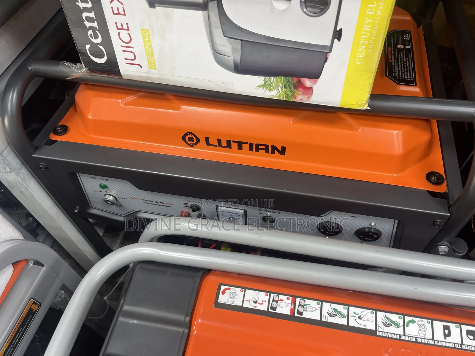 10kva Lutian Petrol Generator/Less Noise and Less Fuel Consumption
