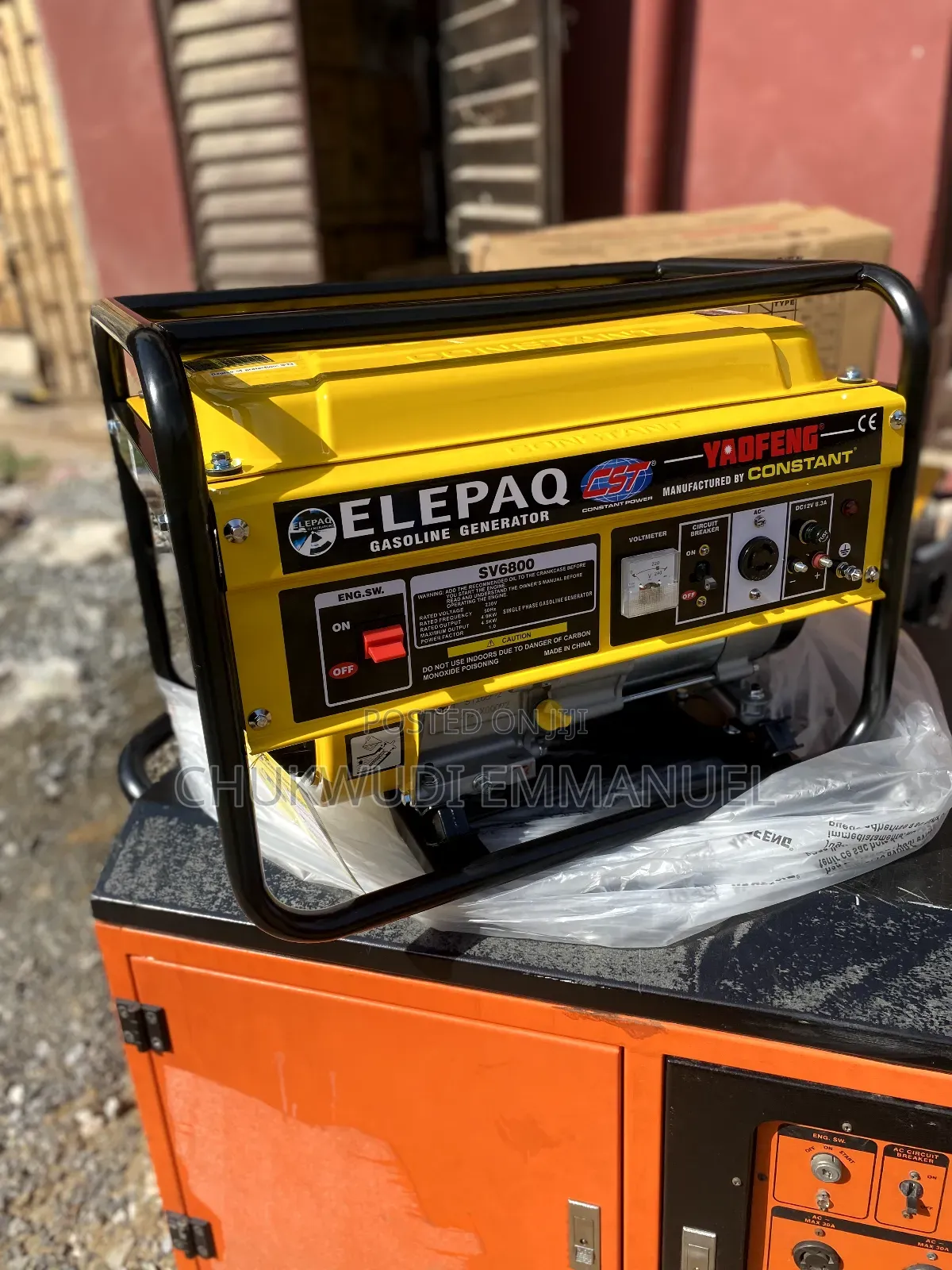 4.5kva Elepaq Constant Petrol Generator – Reliable Power Solution