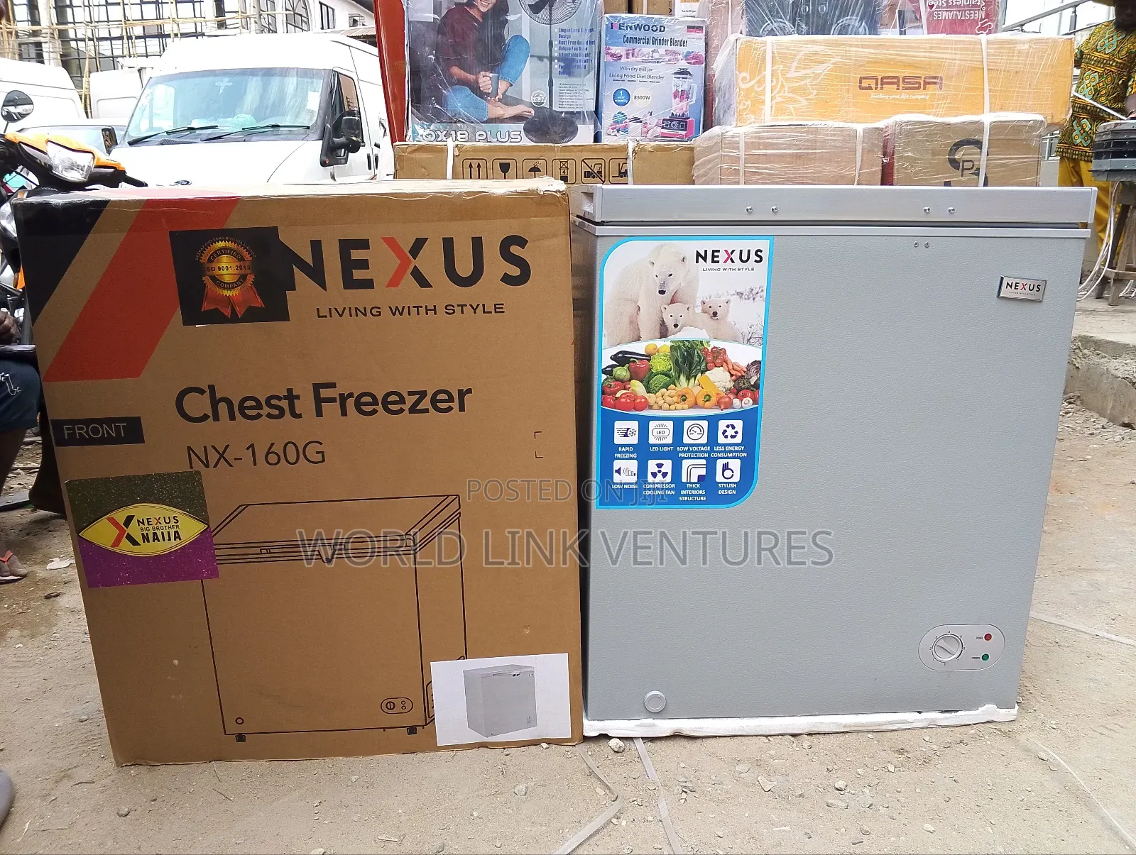 Nexus Chest Freezer Model Nx 160h