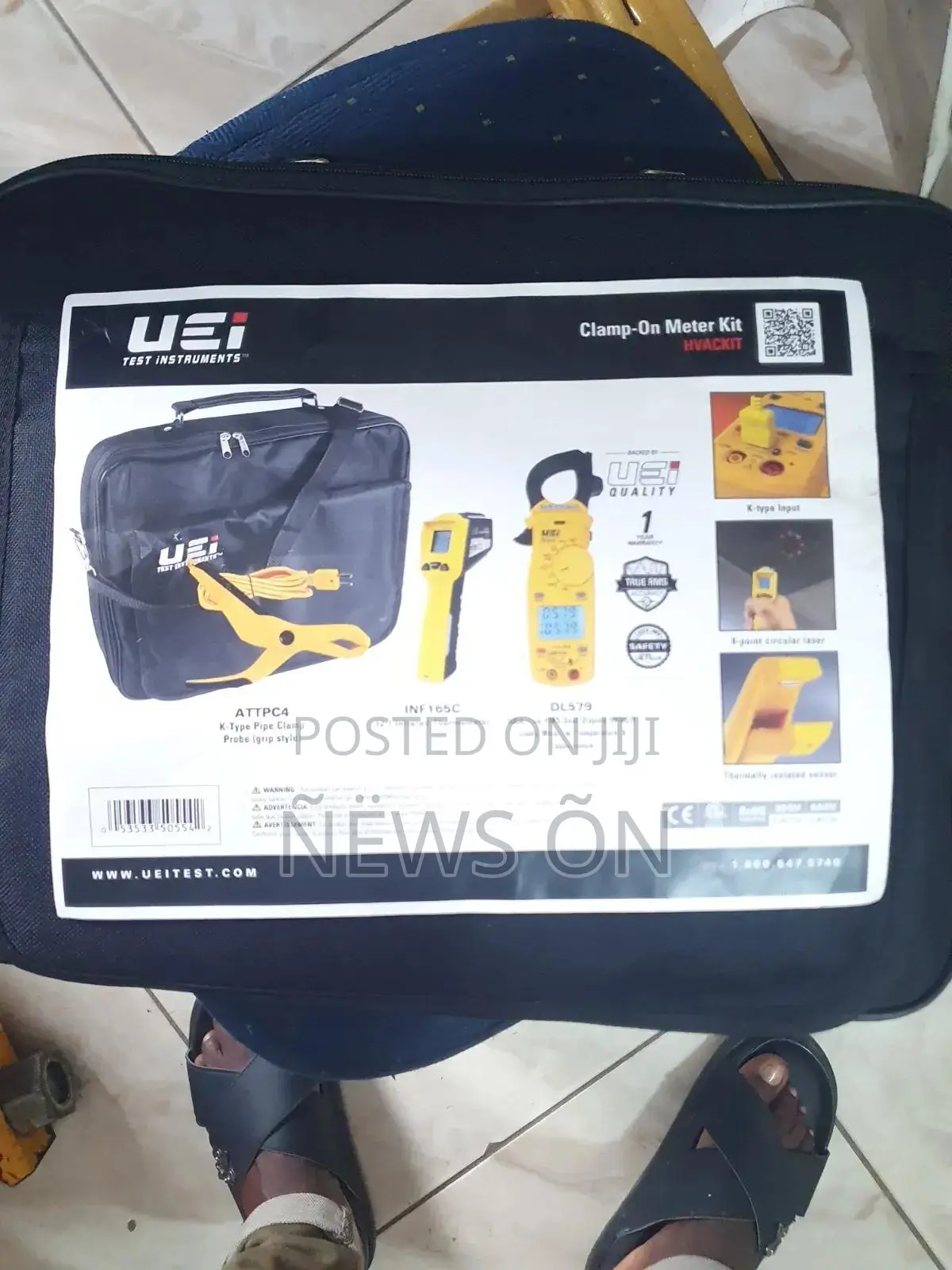 Uei Dl579 600a True-rms Hvac/R Clamp Meter With A Backlit