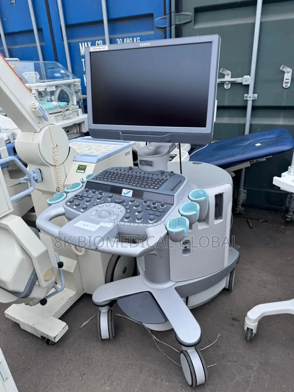 Uk Pre-Owned Siemens Acuson S100 Ultrasound Machine With 4 Probes