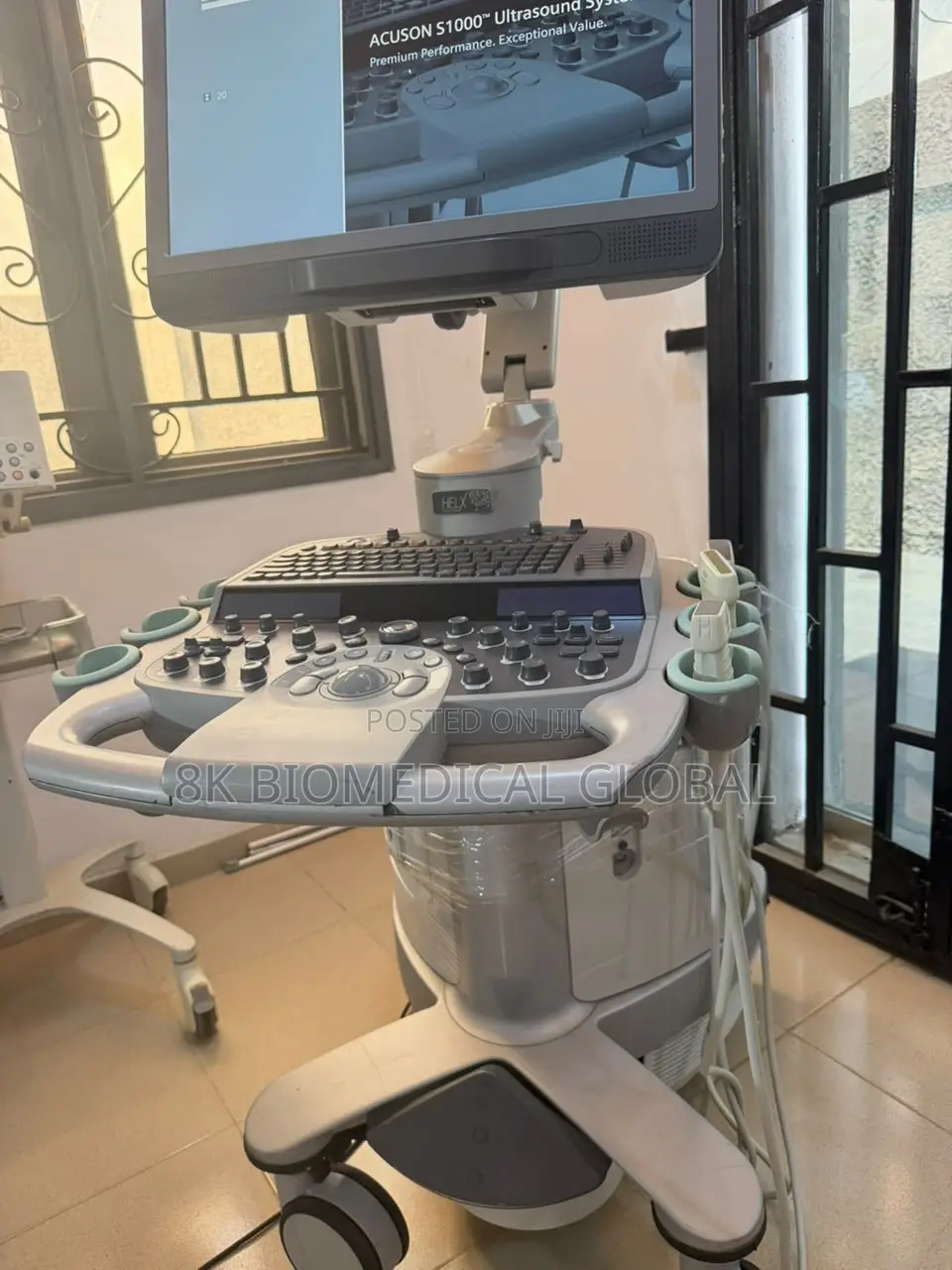 Uk Pre-Owned Siemens Acuson S100 Ultrasound Machine With 4 Probes