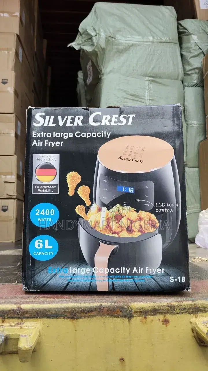 Silver Crest 6l Airfryer With Big Bowl-Extra Large