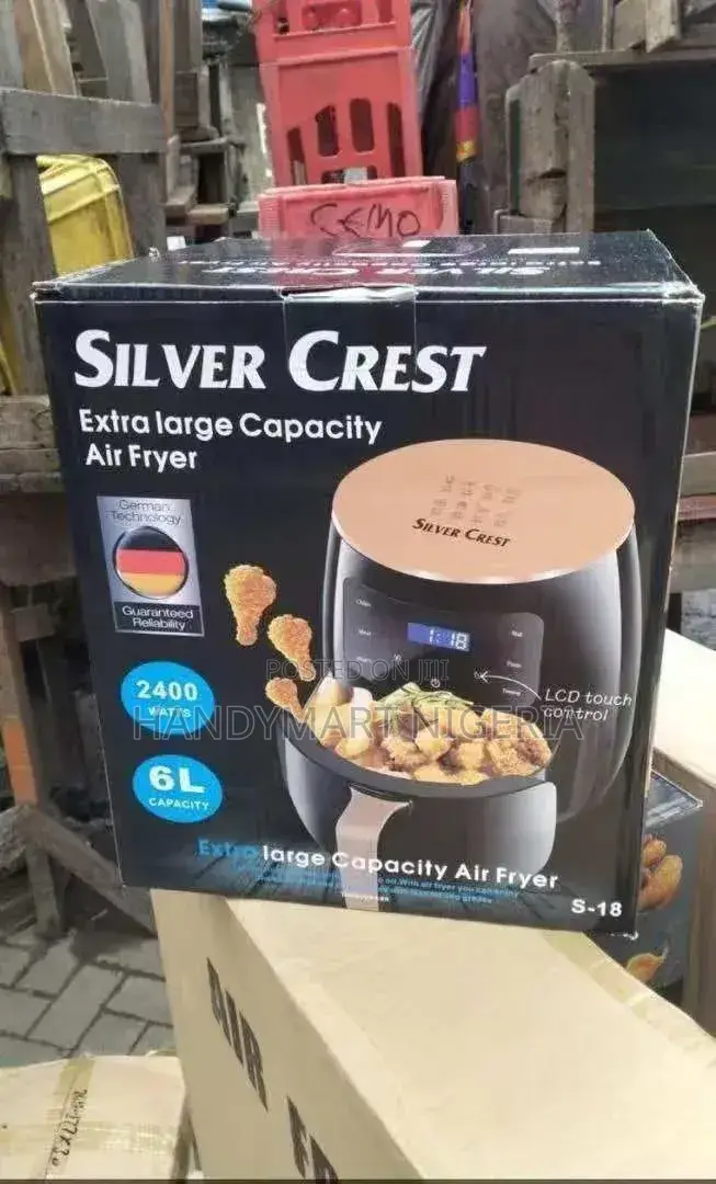 Silver Crest 6l Airfryer With Big Bowl-Extra Large