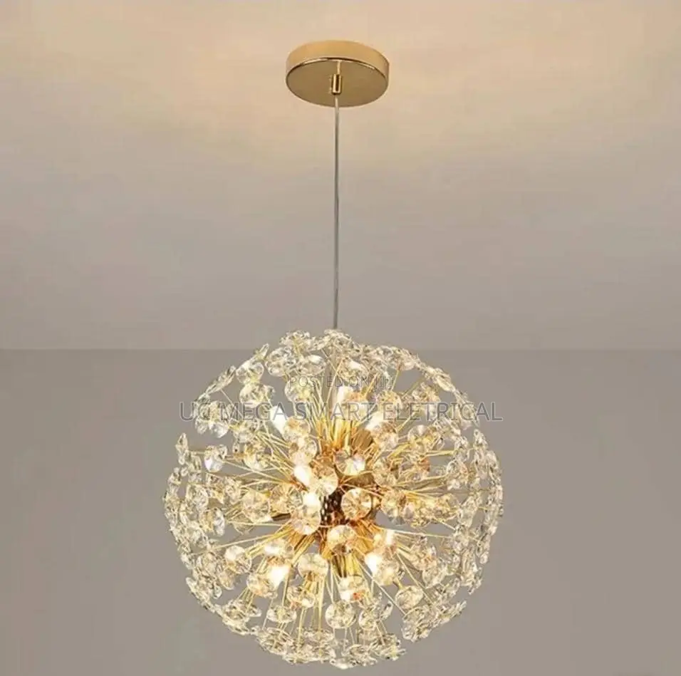 Designer Dandelion Crystal Pendant Chandeliers for Living Room Kitchen