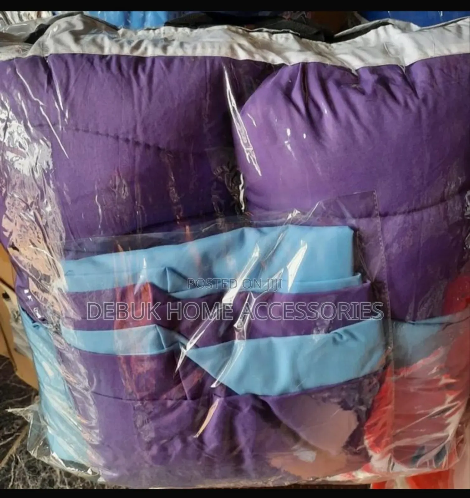 Plain Double Colour Duvet Cover Set