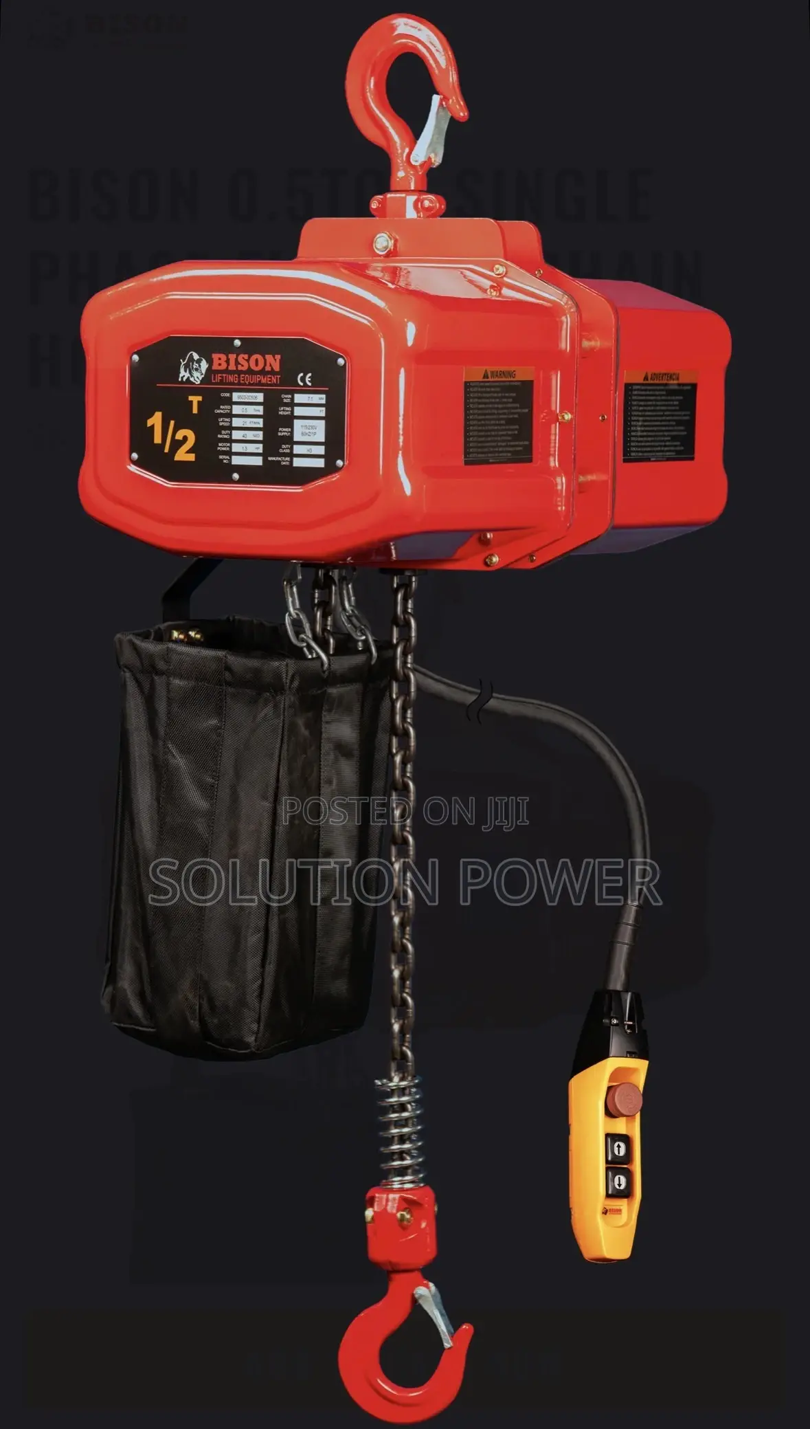 0.5tons Electric Chain Hoist
