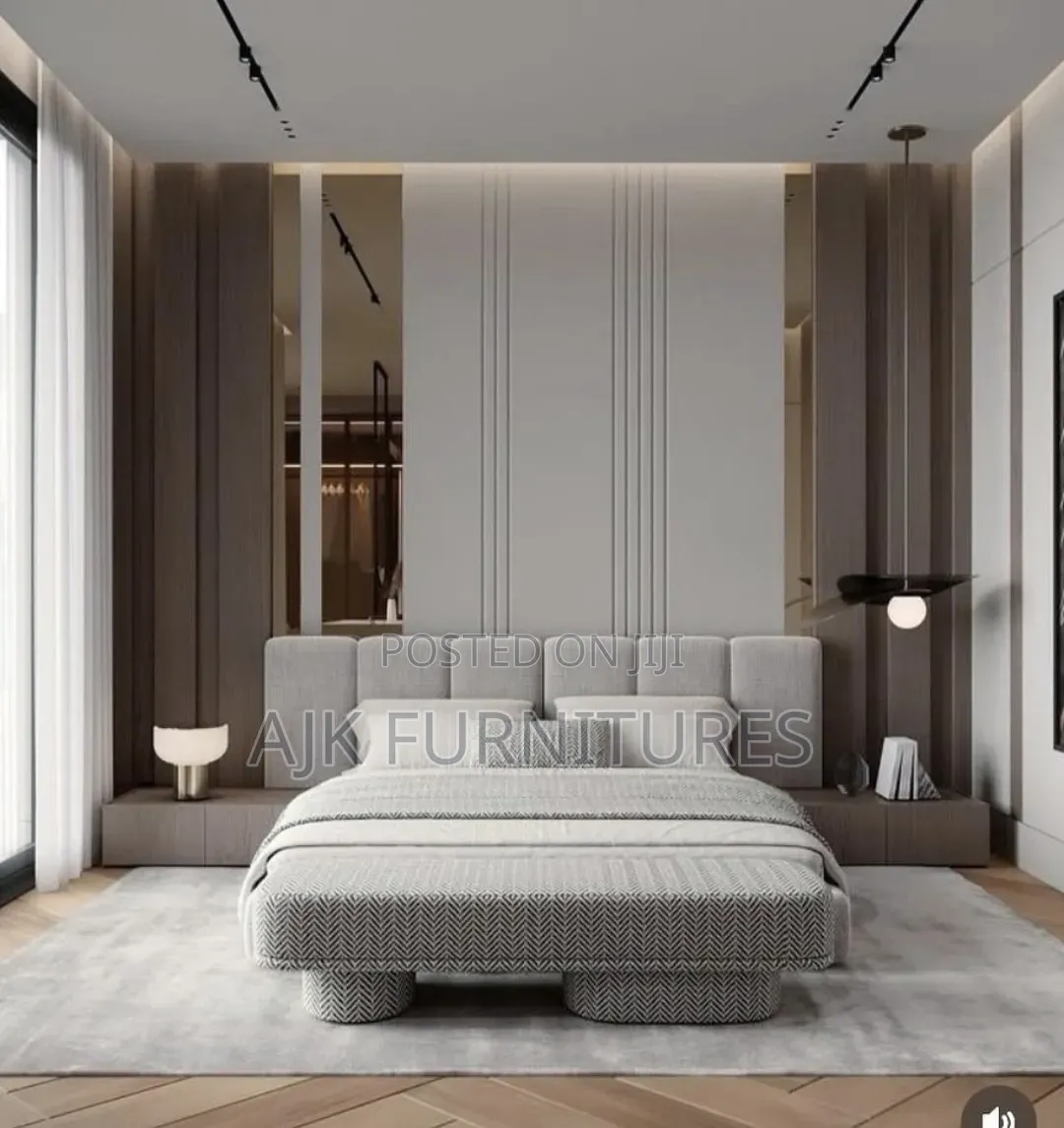 Modern Luxury Upholstered Bed Frame
