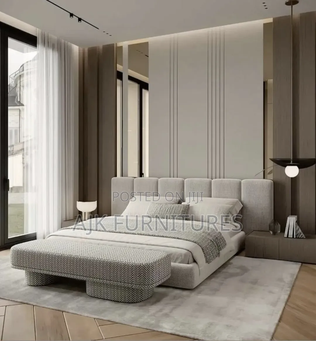Modern Luxury Upholstered Bed Frame