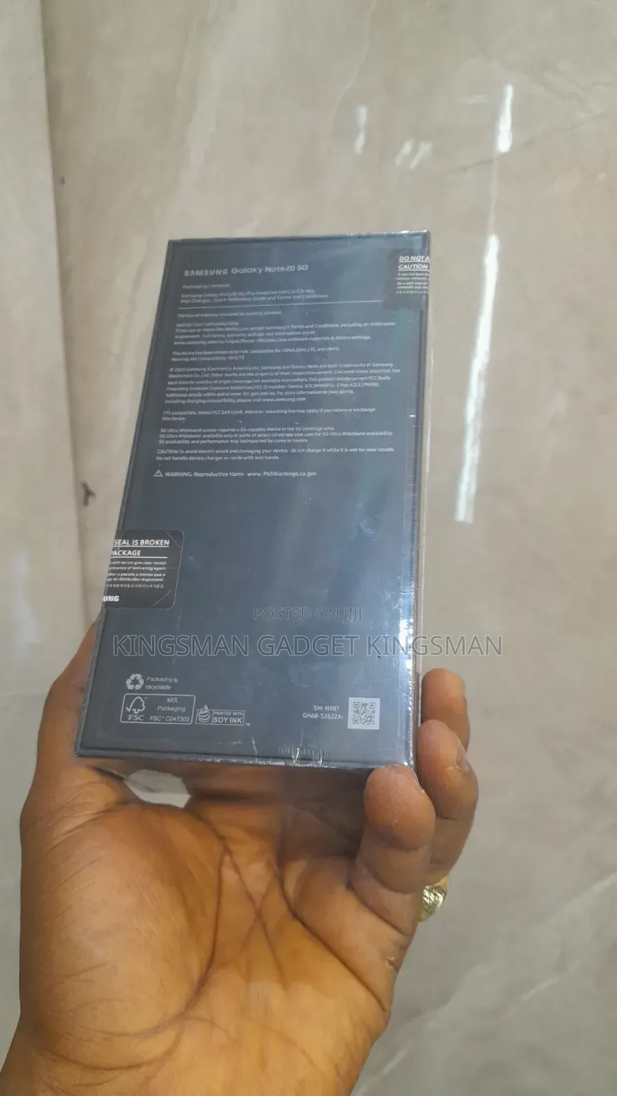 New Samsung Galaxy Note 20 5G 256 GB Black