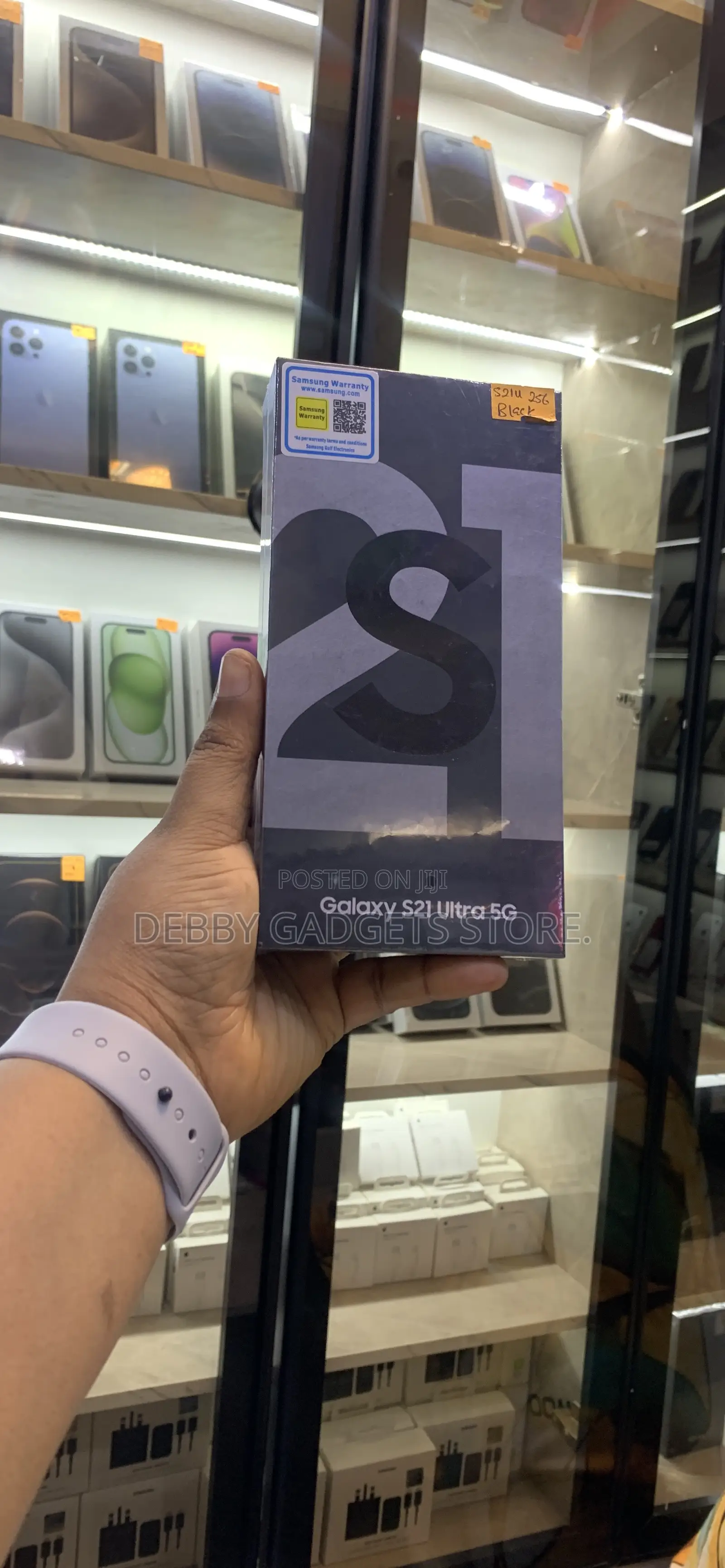 New Samsung Galaxy S21 Ultra 5G 256 GB Black
