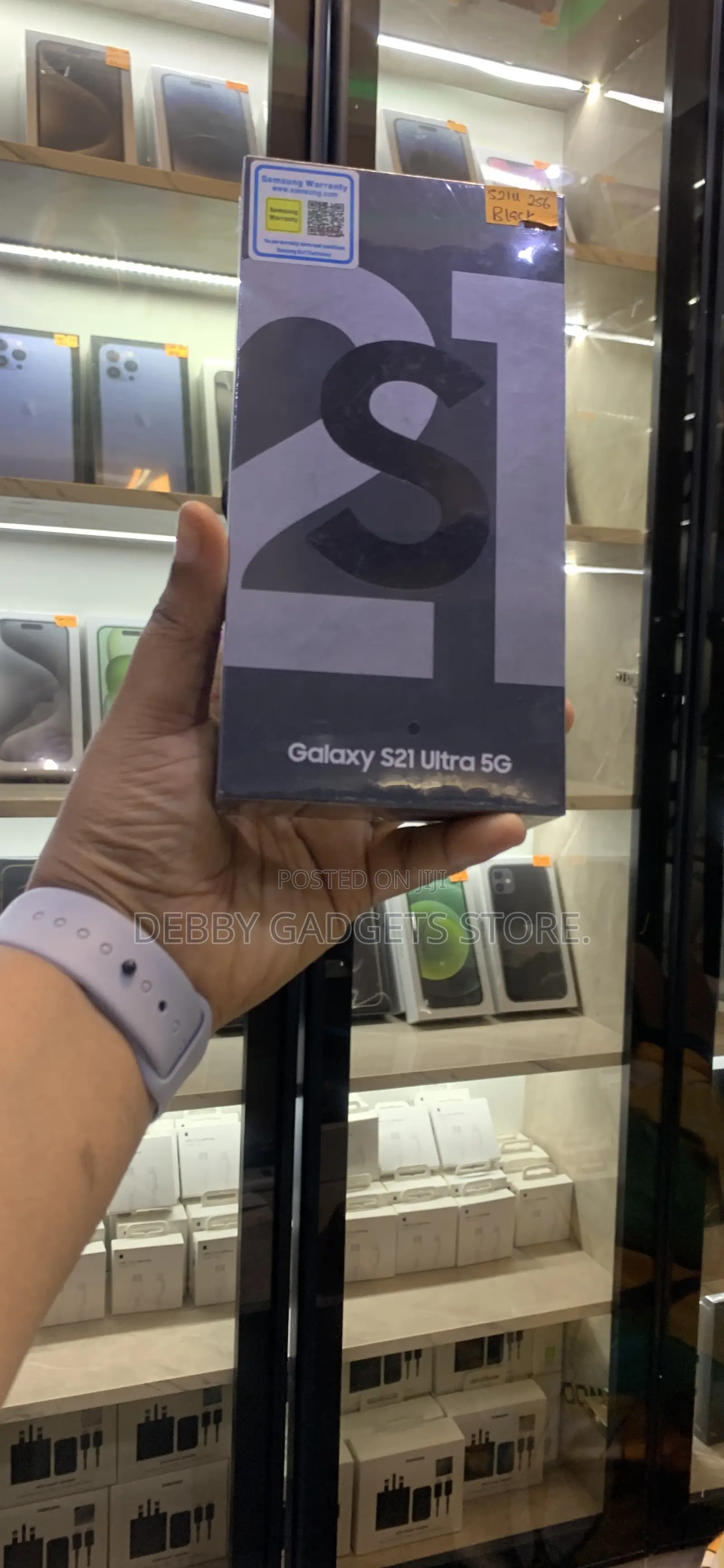 New Samsung Galaxy S21 Ultra 5G 256 GB Black