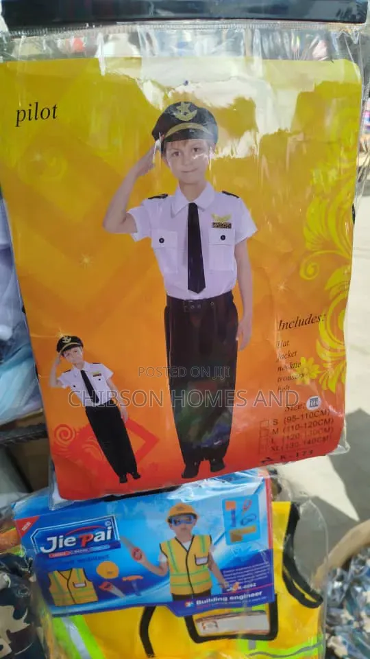 Kids Pilot Costume Set