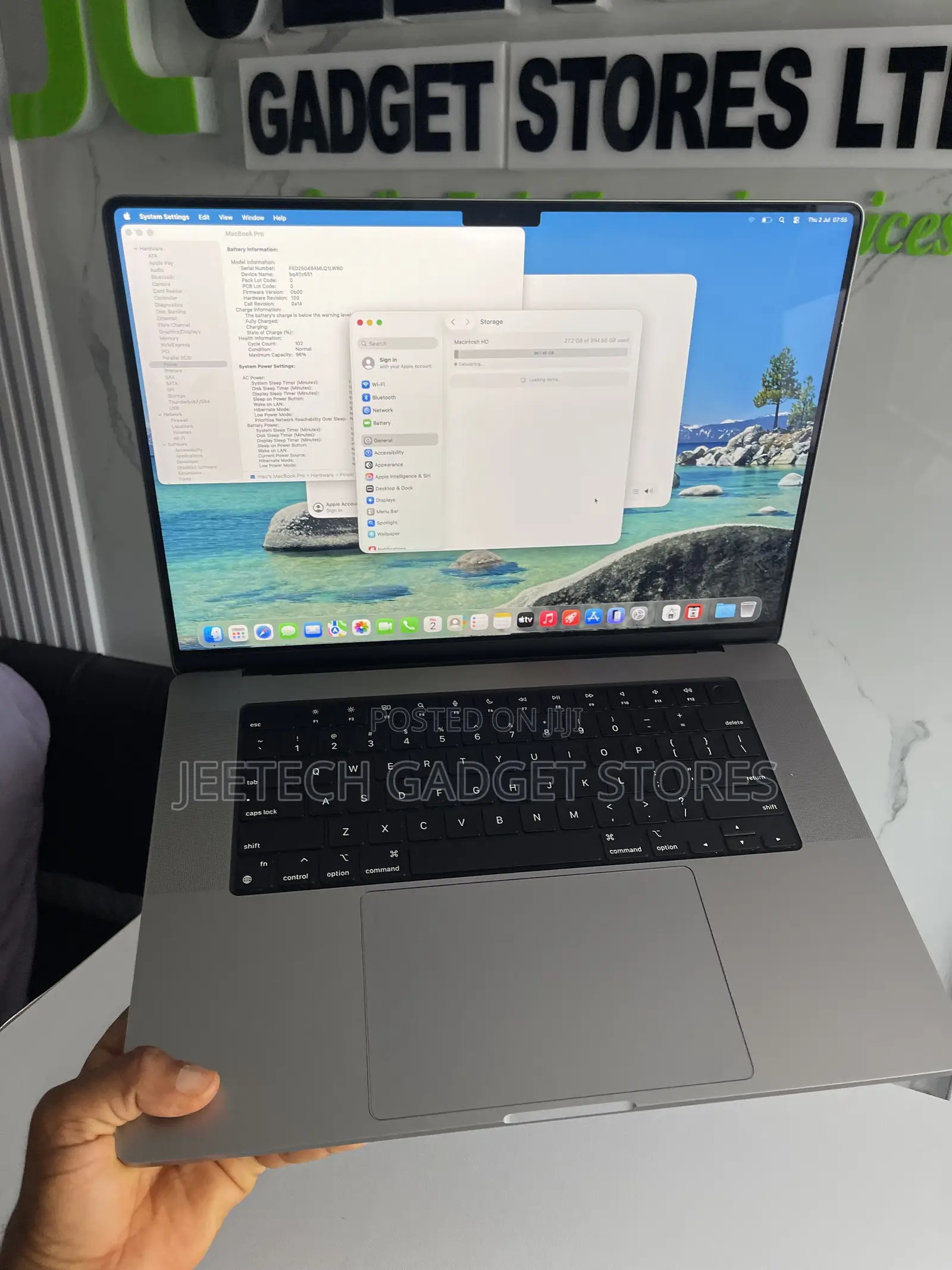 Laptop Apple MacBook Pro 2021 M1 32GB Apple M1 Pro SSD 1T