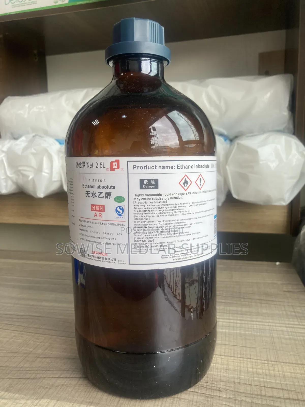 High-Quality Laboratory 100% Absolute Ethanol – Pure Reliable