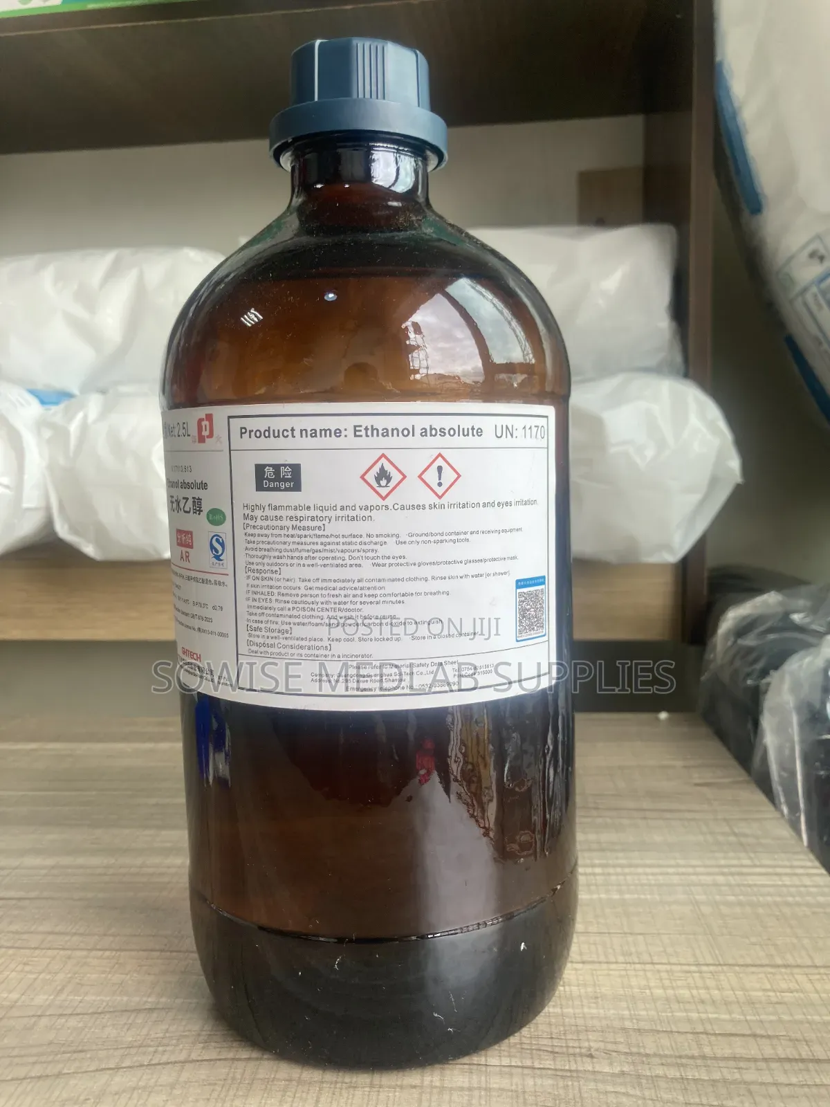 High-Quality Laboratory 100% Absolute Ethanol – Pure Reliable