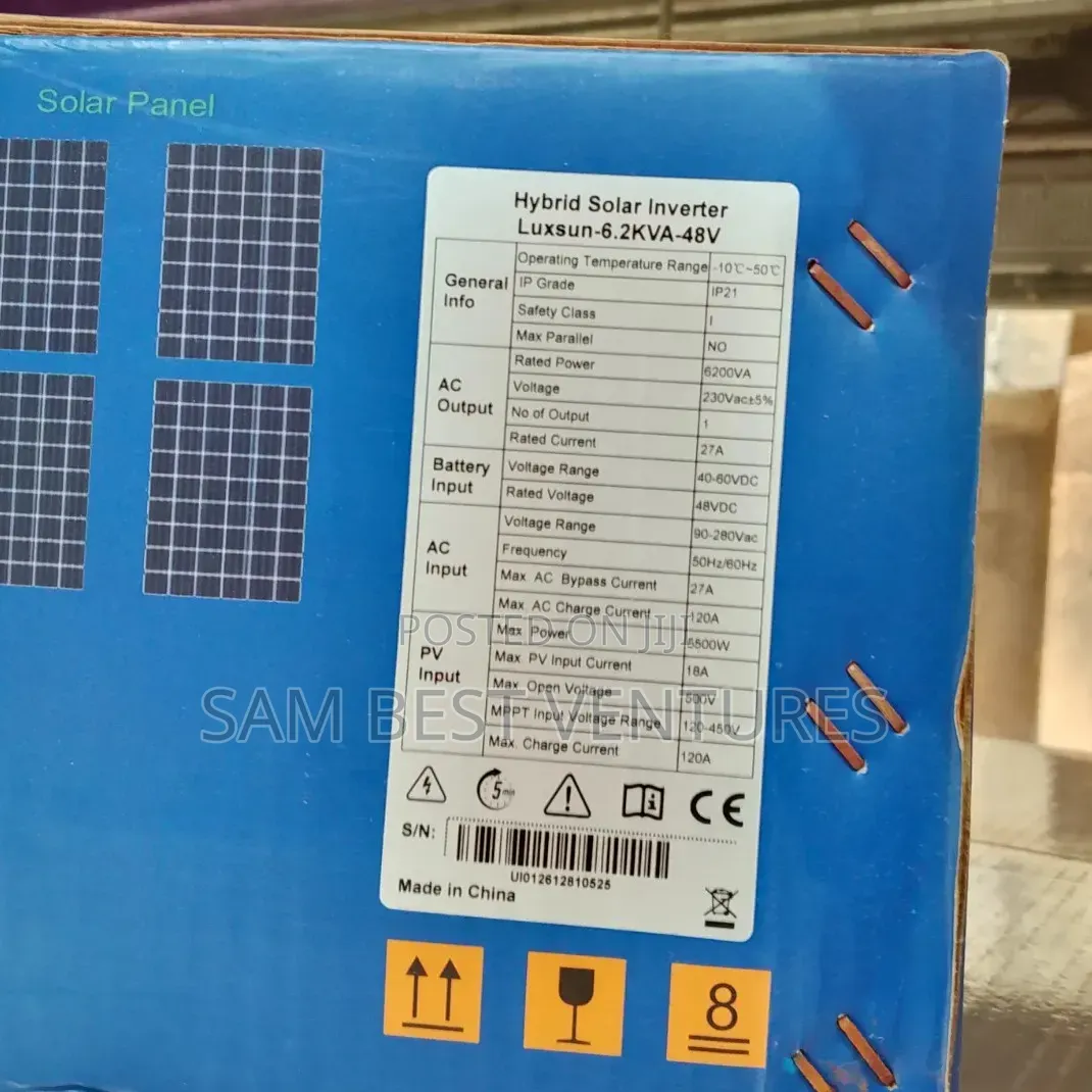 6.2kva 48v Luxsun Solar Hybrid Inverter