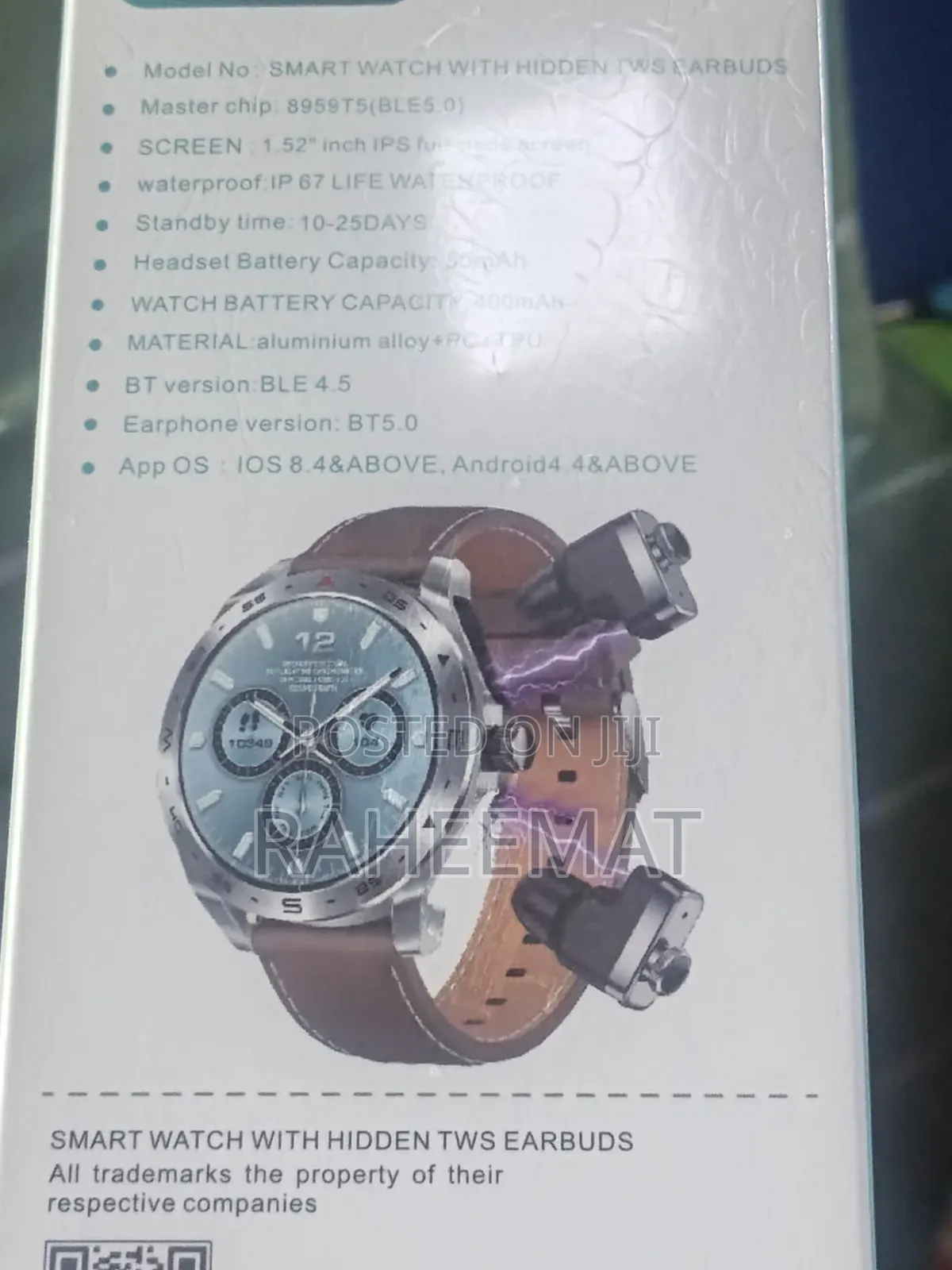 Smart Watch, Wireless Stereo Earphones