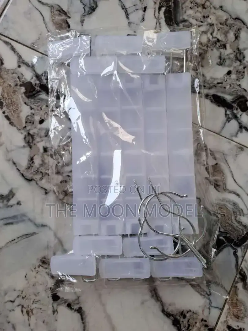 White Plastic Clip Hangers