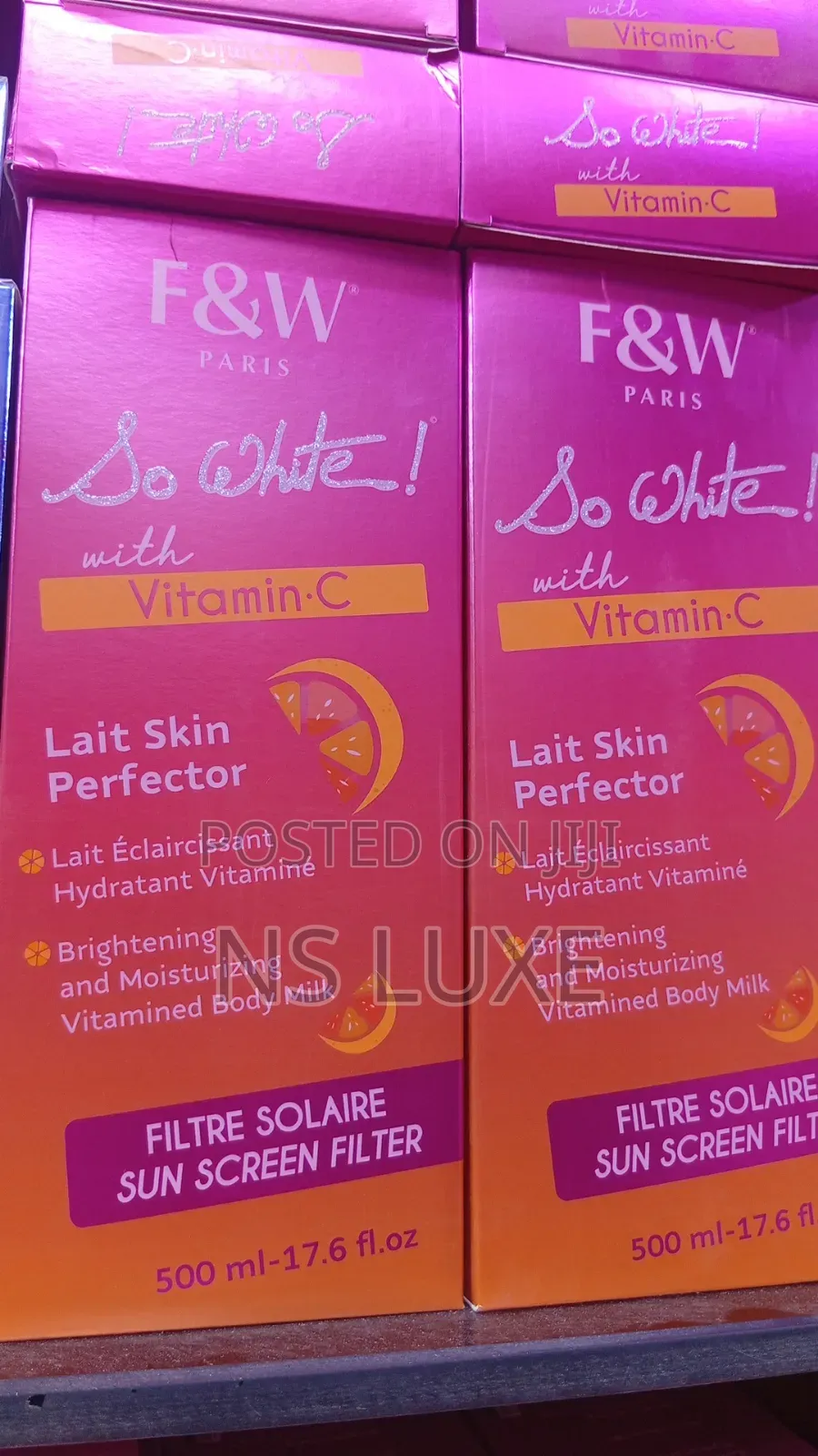 So White Lotions