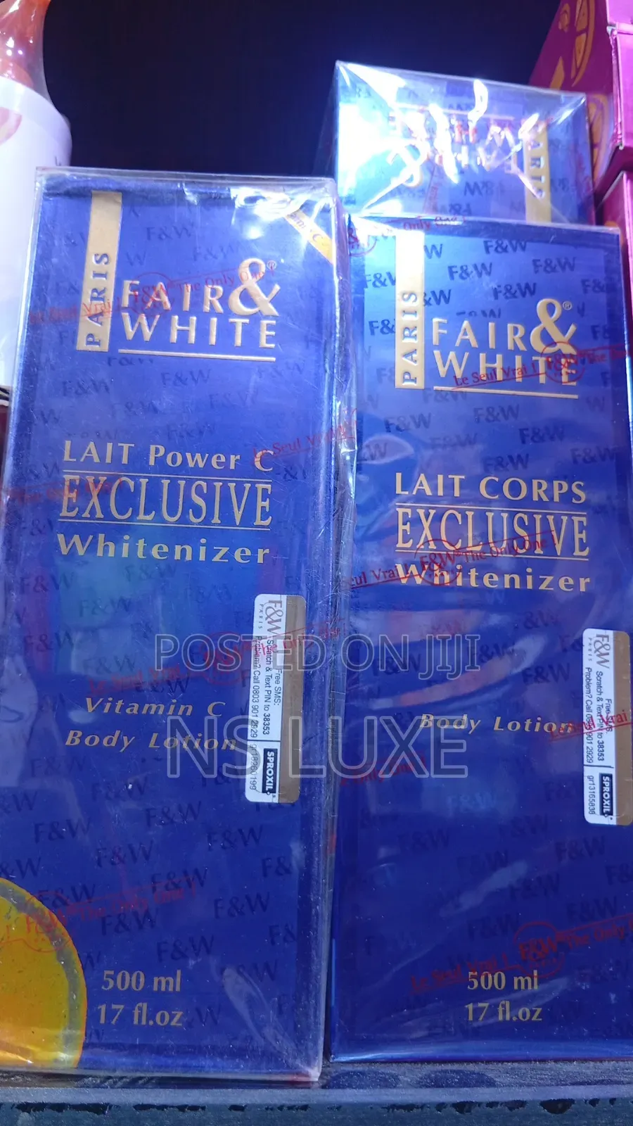 So White Lotions
