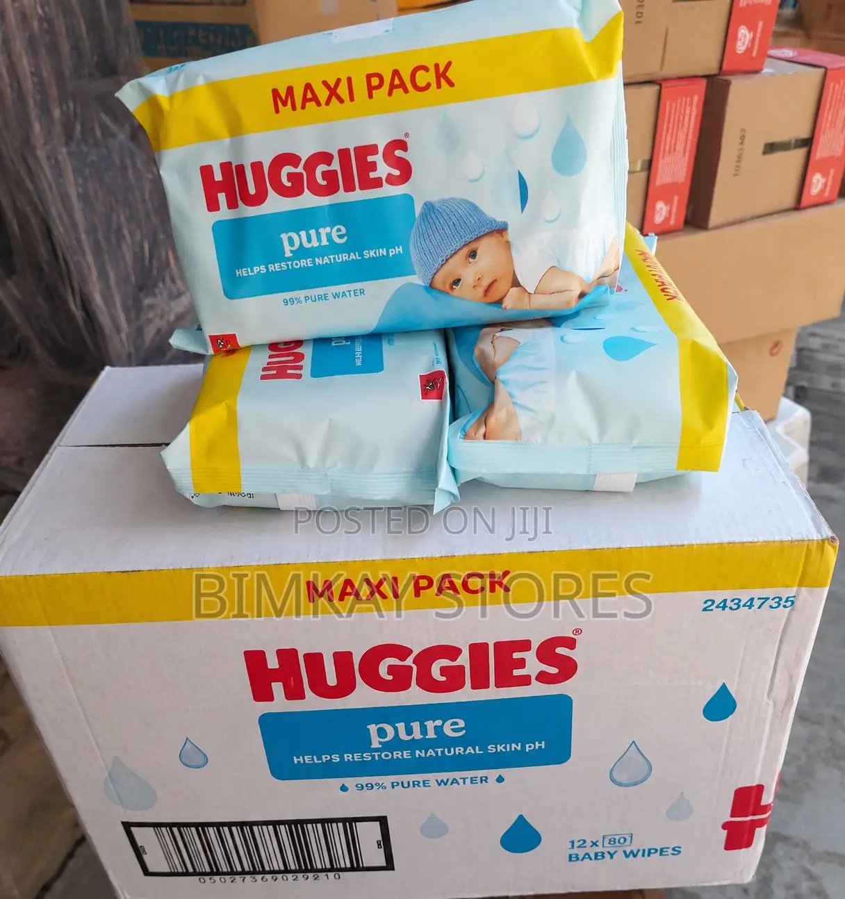 Huggies Pure Baby Wipes
