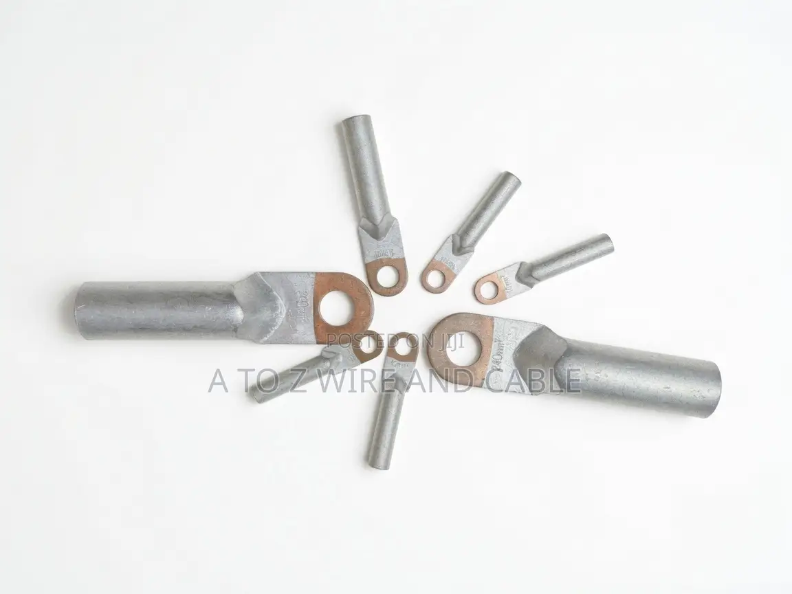 All Sizes of Bimetallic Aluminum-Copper Cable Lugs / Battery Terminals