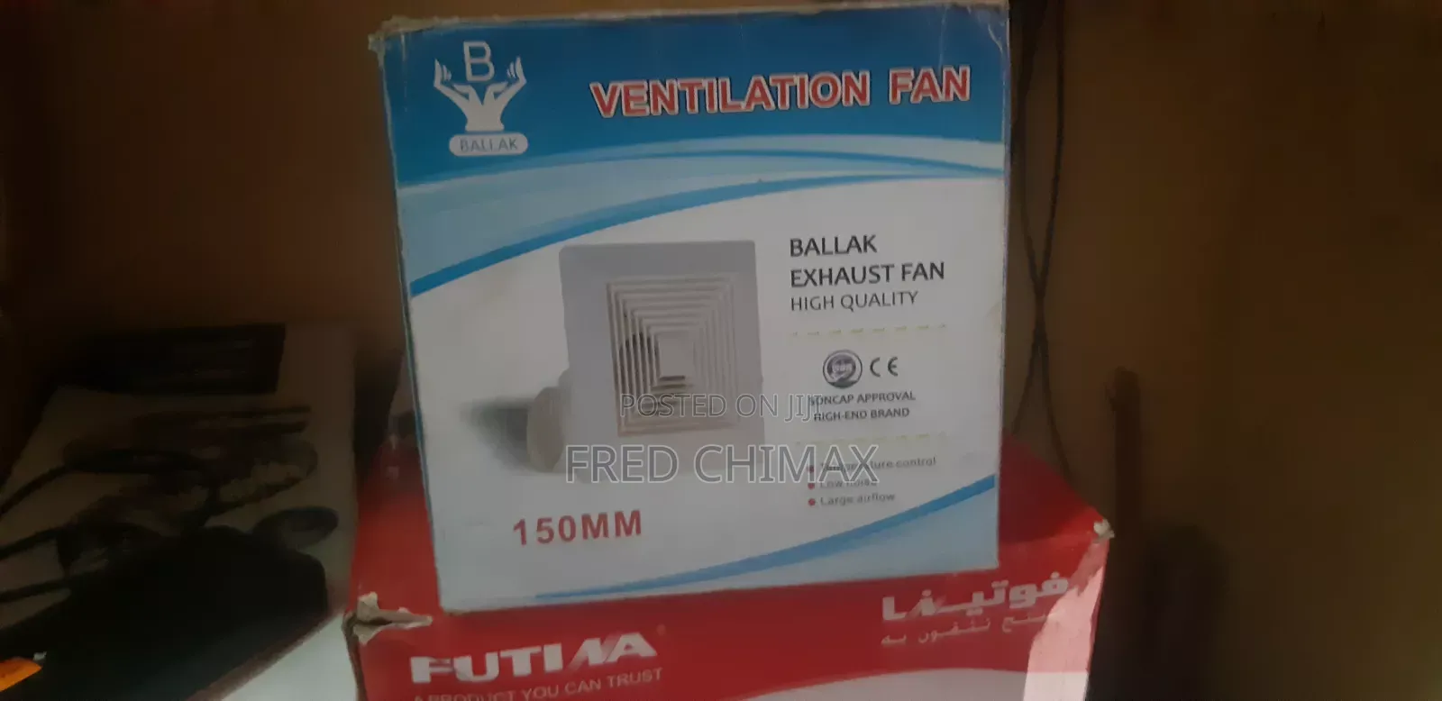 6" Inches Ceiling Mounting Heat Extractor Fan