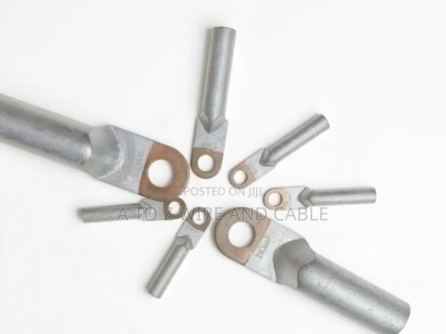 All Sizes of Bimetallic Aluminum-Copper Cable Lugs / Battery Terminals