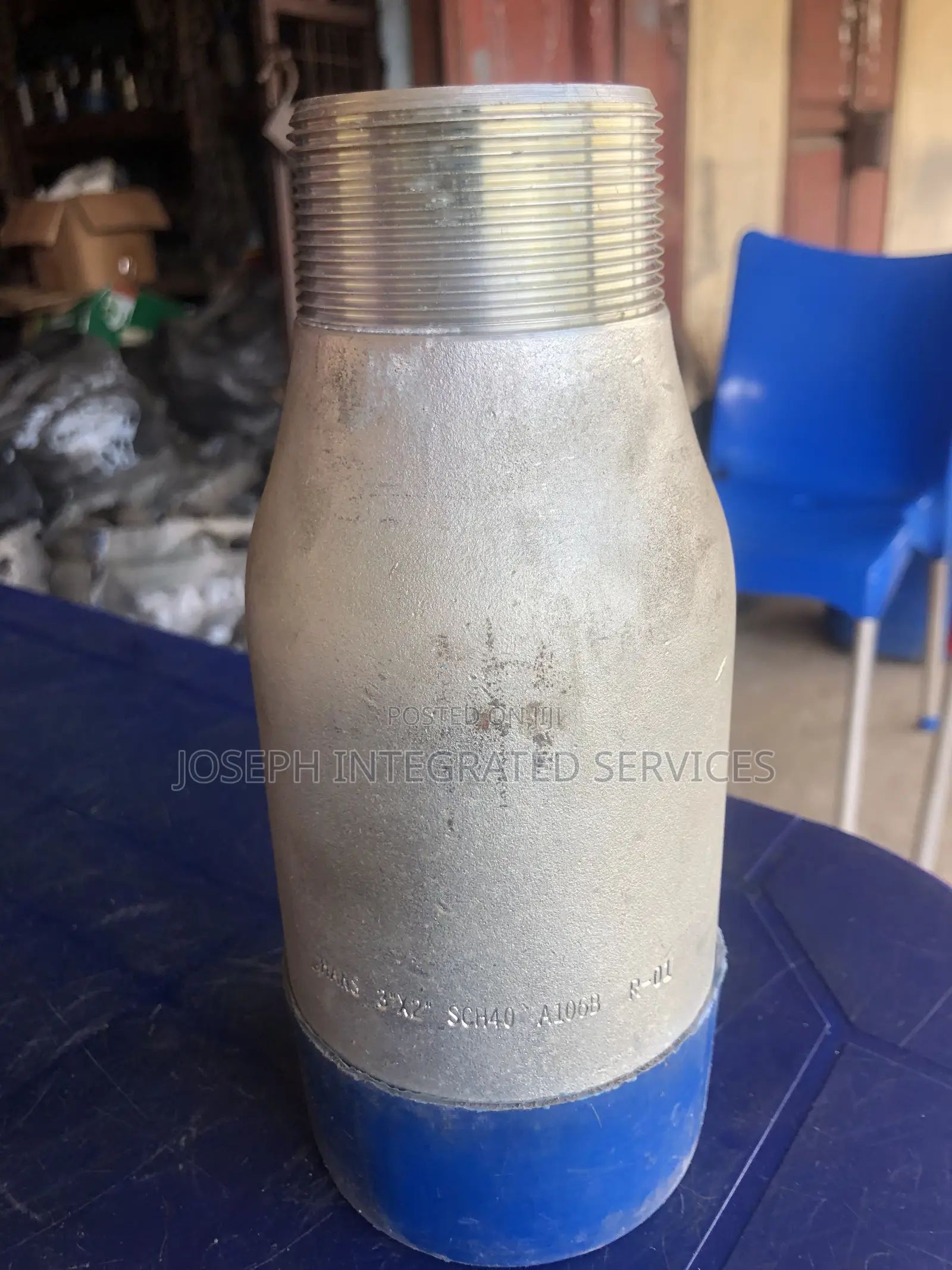 Concentric Swage Nipple 3” X 2” Sch40