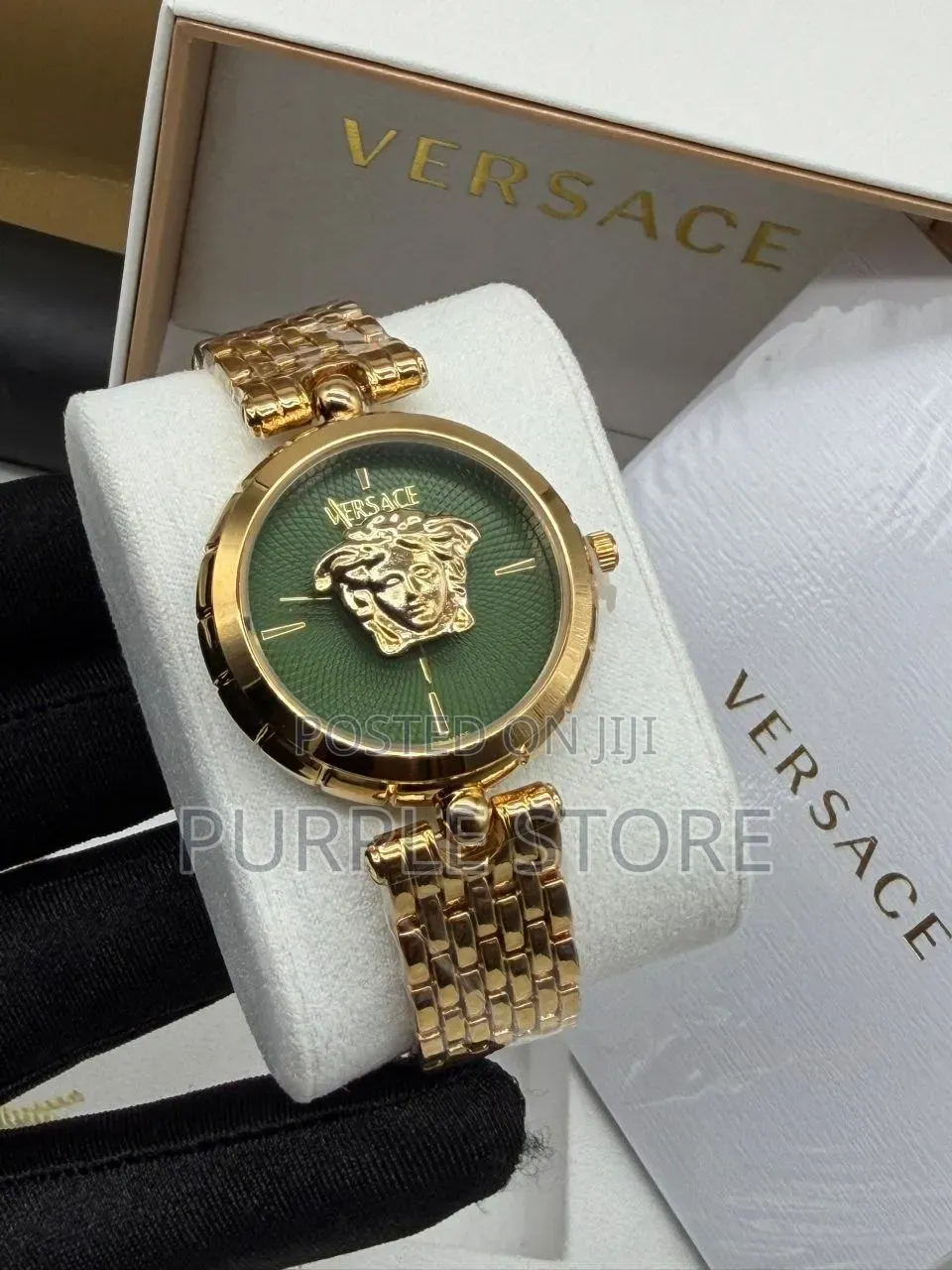 Versace Ladies Watch in Gold and Silver Chains