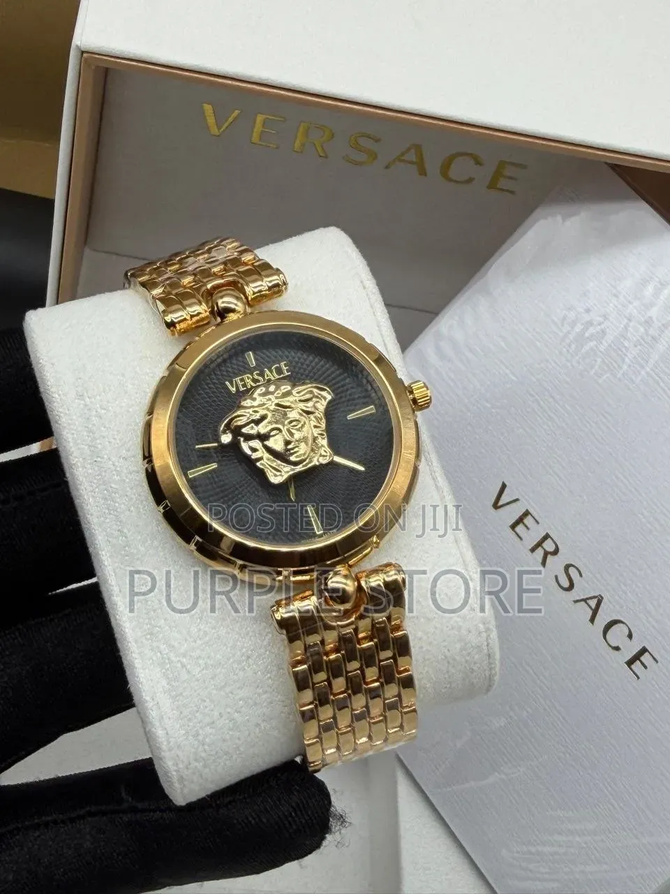Versace Ladies Watch in Gold and Silver Chains