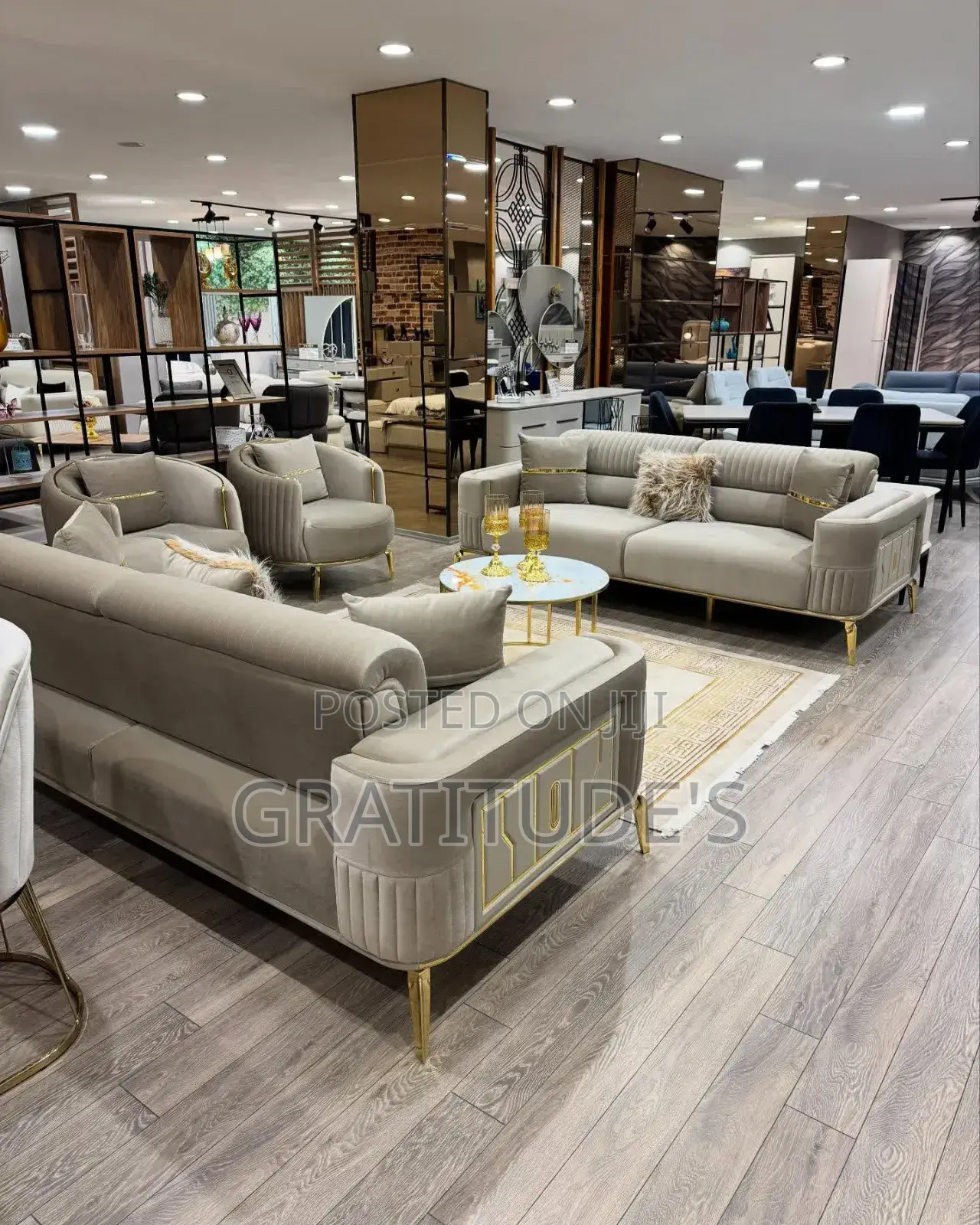 Luxury Turkish Sofa Sets 7 Seaters