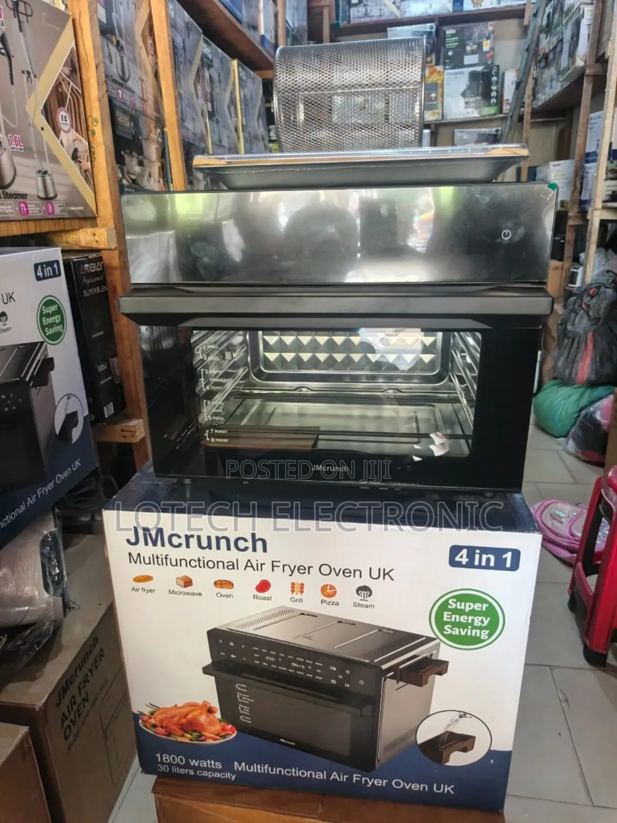 Jmcrunch 30l Multifunctional Air Fryer Oven. 4-in-1 Cooking System