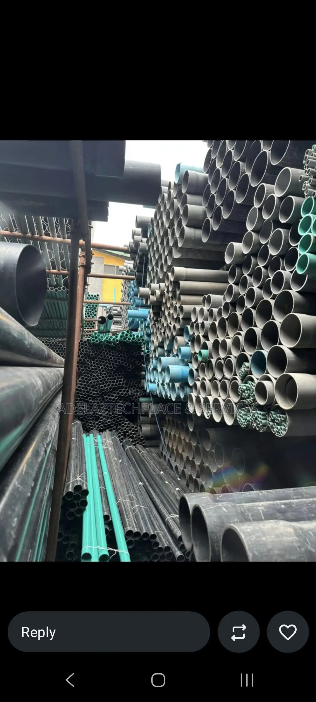 Pipes (Pvc, Ppr, Henco, Hdpe, Upvc) and Fittings