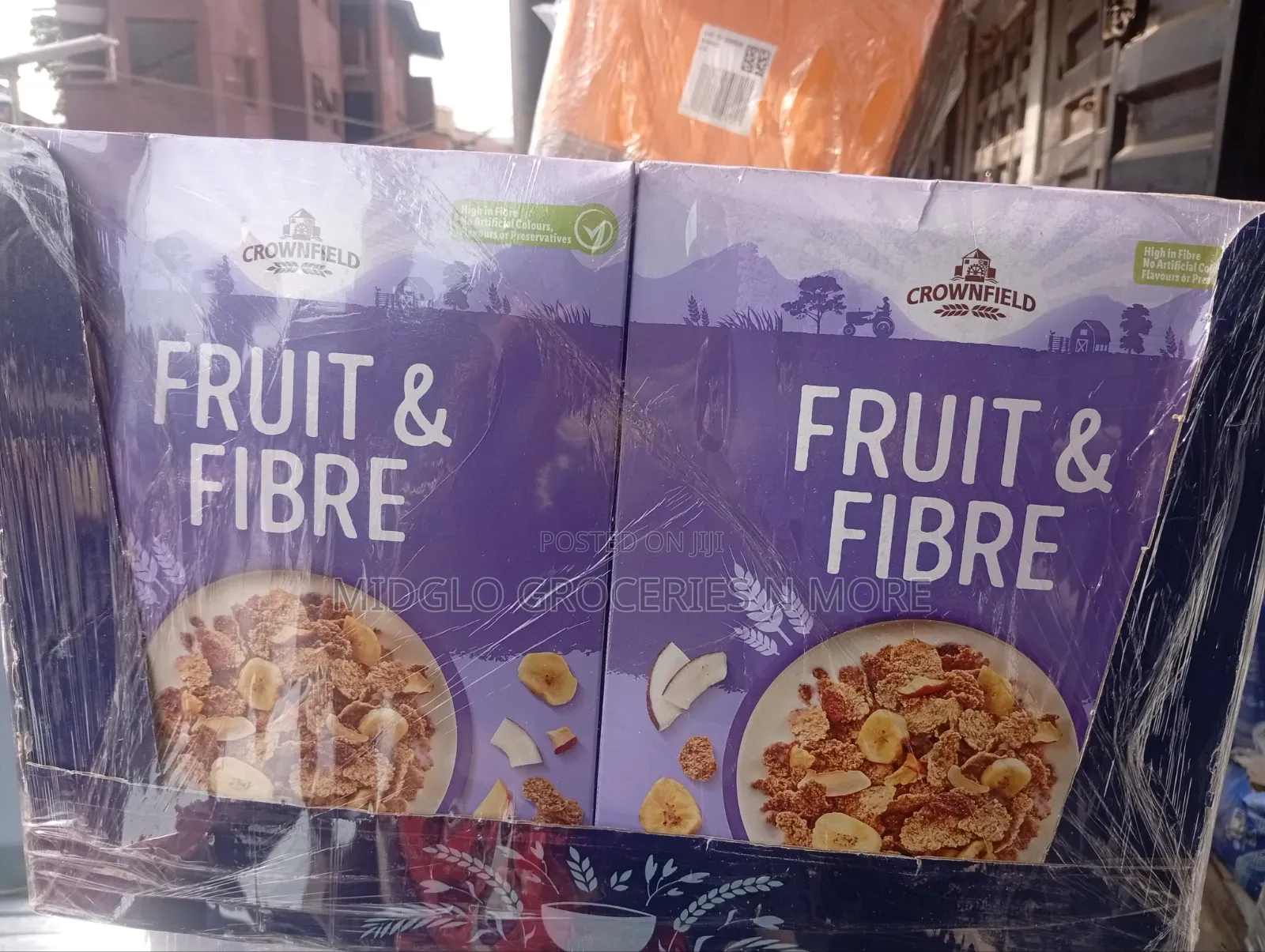 Crown Field Fruit and Fiber by 12 in a Carton