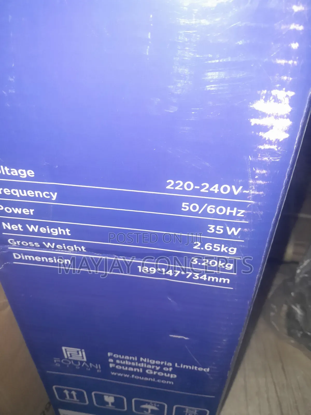 Maxi 35w 28" Tower Fan Quiet Energy Saving Home Office Cooler