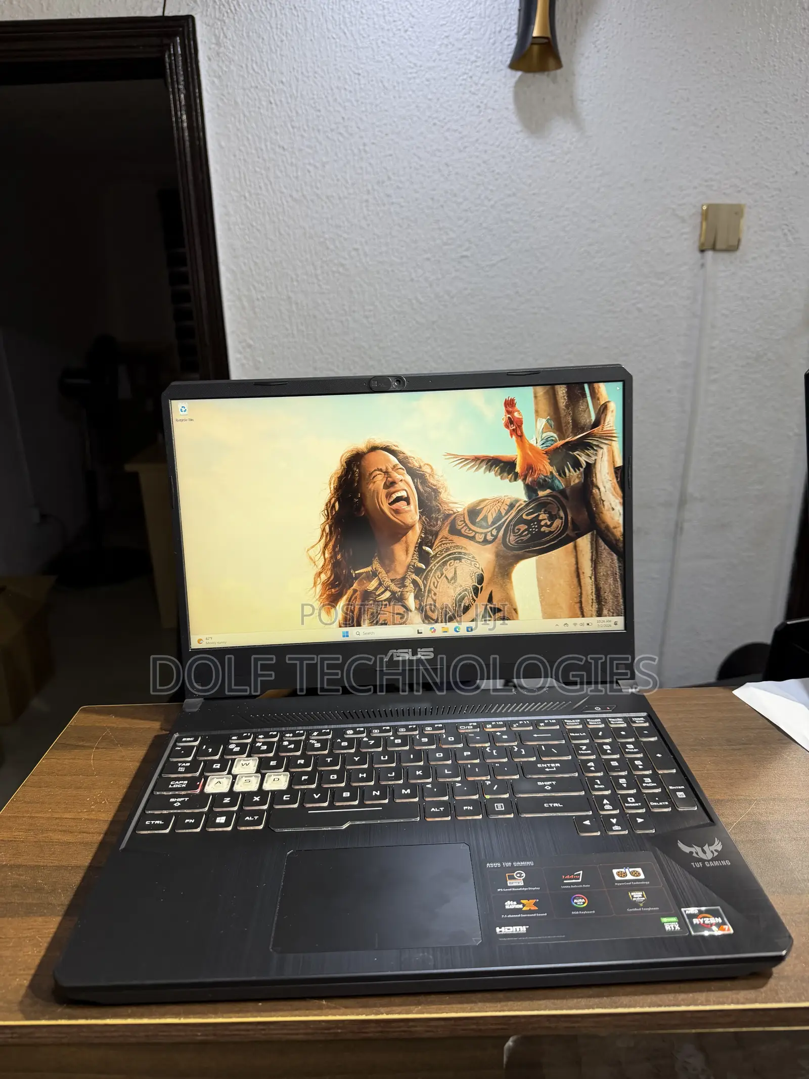 Laptop Asus TUF Gaming FX504 16GB AMD Ryzen 7 SSD 512GB