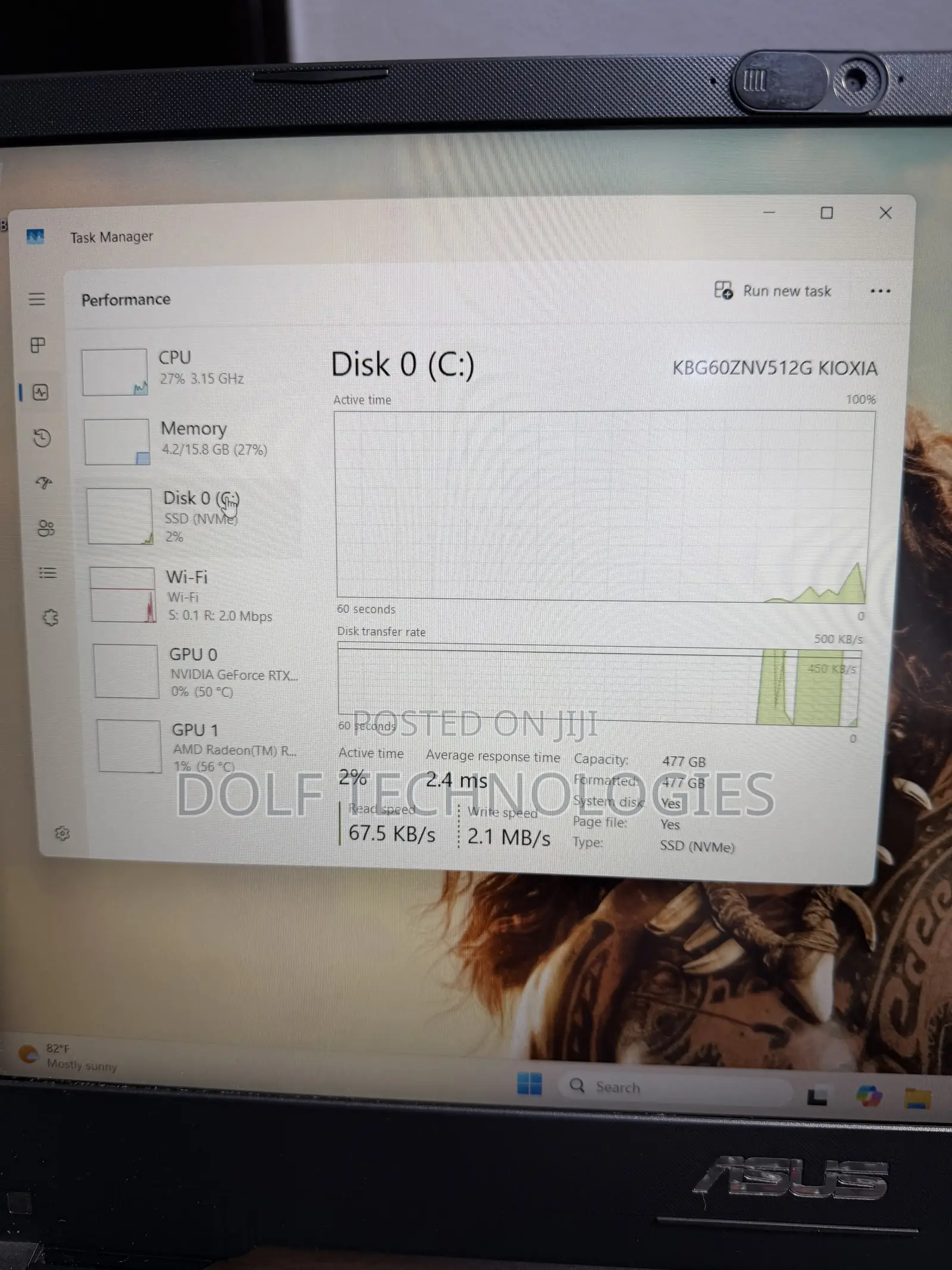 Laptop Asus TUF Gaming FX504 16GB AMD Ryzen 7 SSD 512GB
