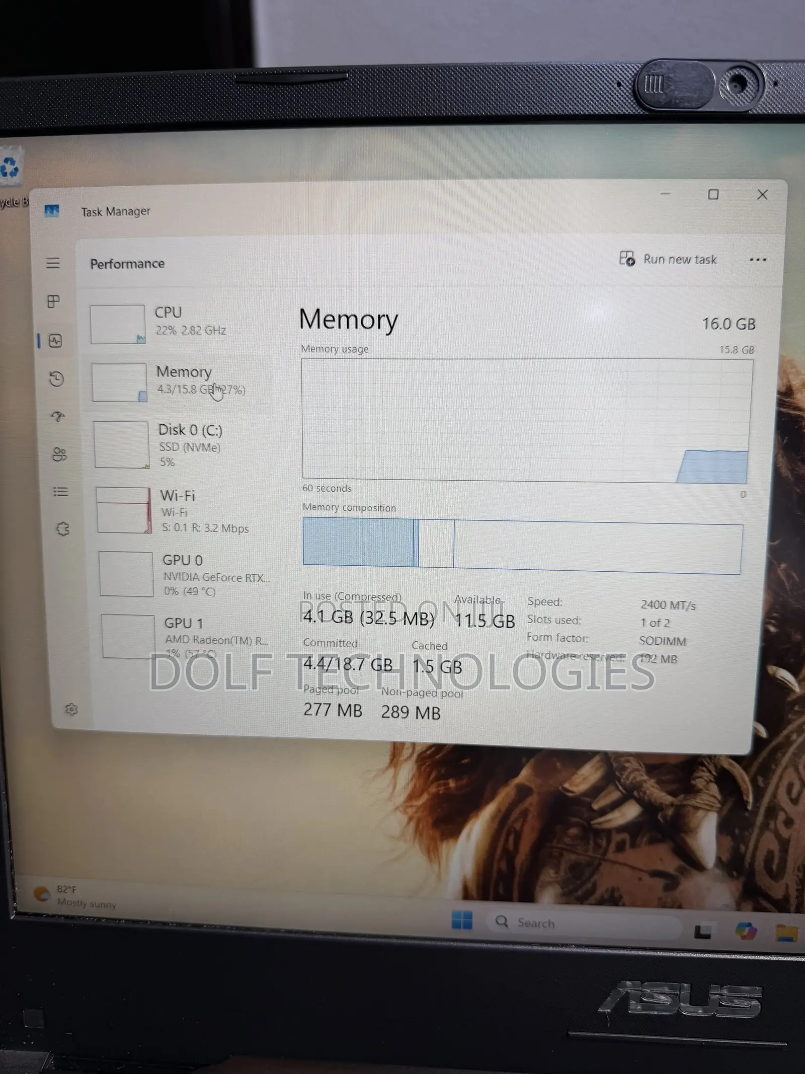 Laptop Asus TUF Gaming FX504 16GB AMD Ryzen 7 SSD 512GB