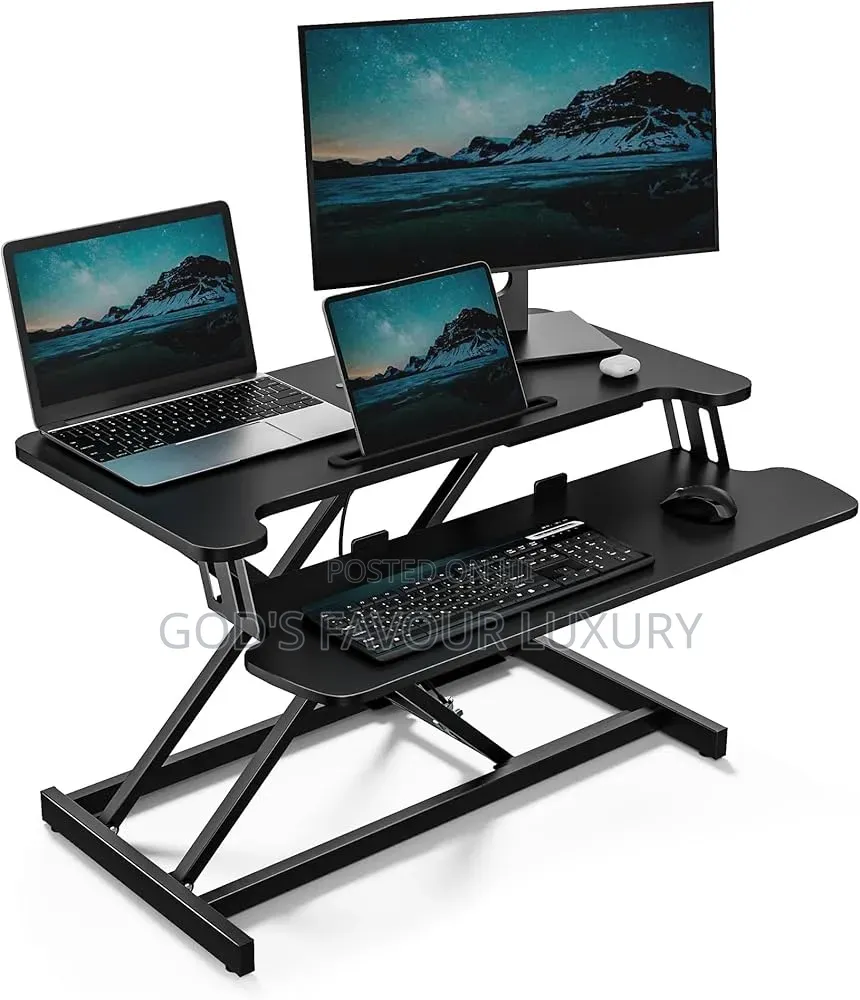 Manual Sit to Stand Desk.