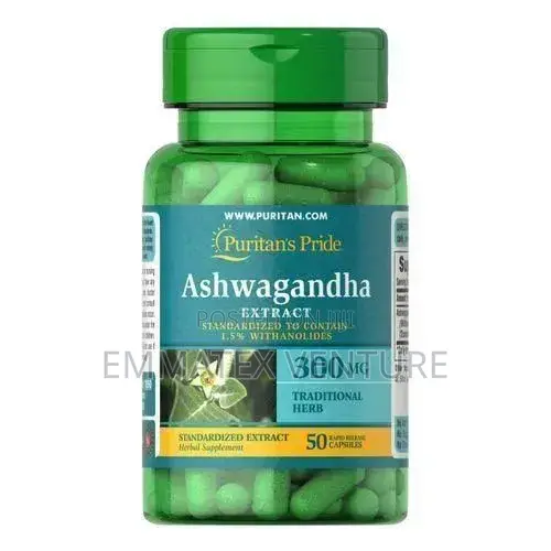 Puritan's Pride Ashwagandha 300mg, 50 Capsules