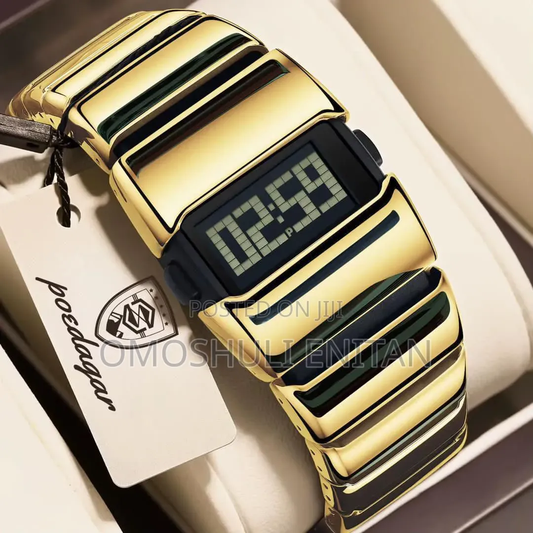 Poedagar Chain Digital Display Watch Available