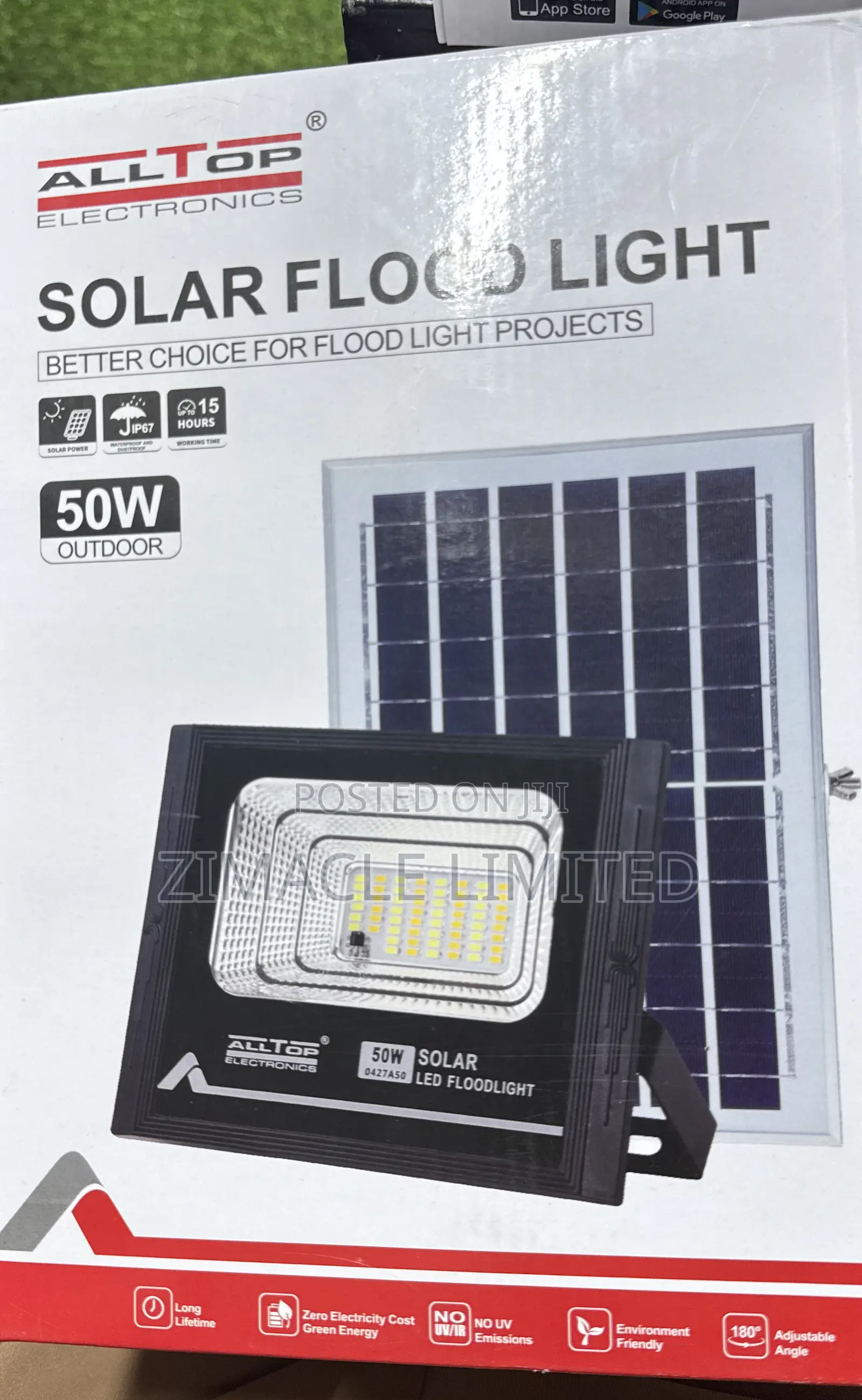 Alltop 50w Solar Led Flood Light