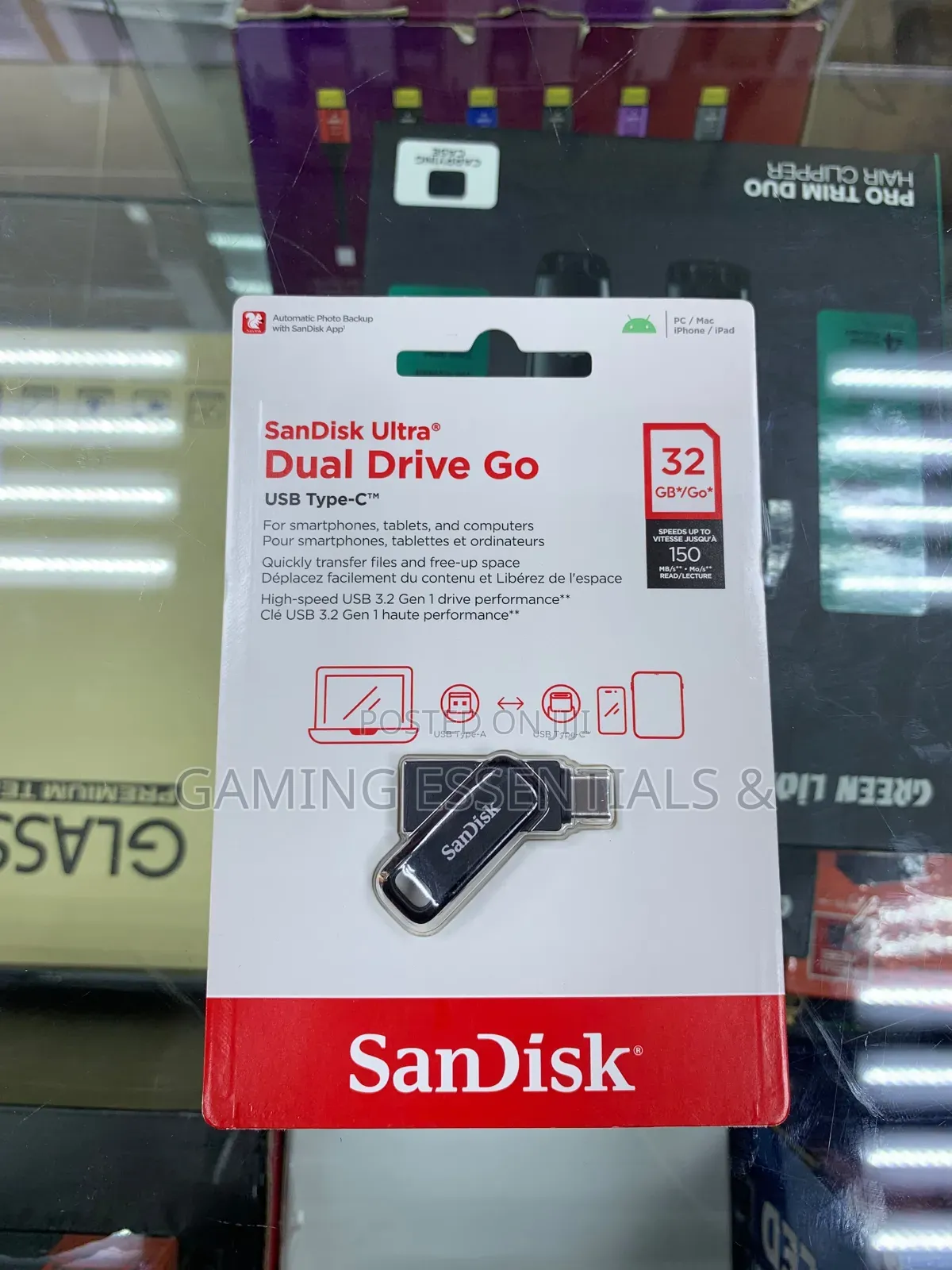Sandisk Ultra Dual Drive Go 32gb Flash Drive 3.2