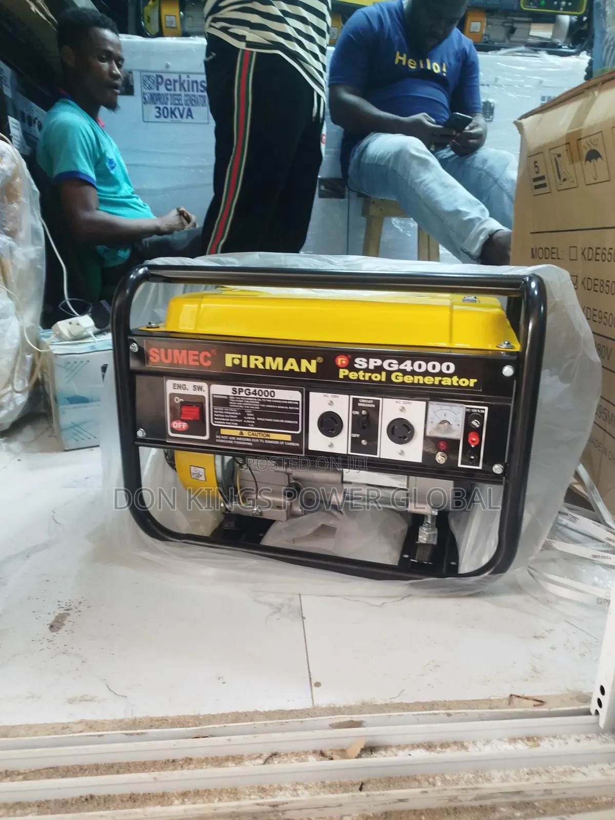 Sumec Firman Spg4000 4.5kva 100% Copper Coil Generator
