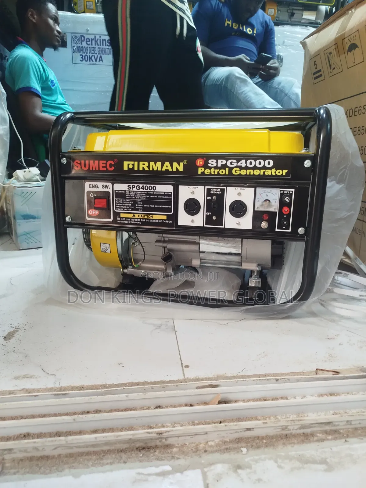 Sumec Firman Spg4000 4.5kva Fuel-Efficient Petrol Generator